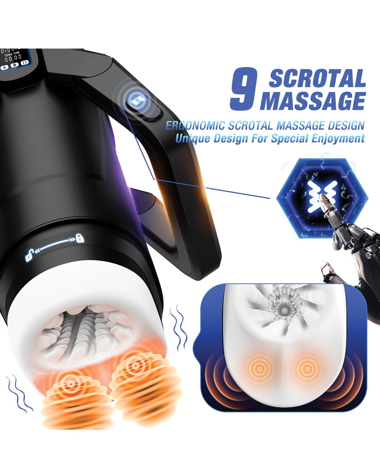 The Wing Thrusting & Vibrating Masturbator