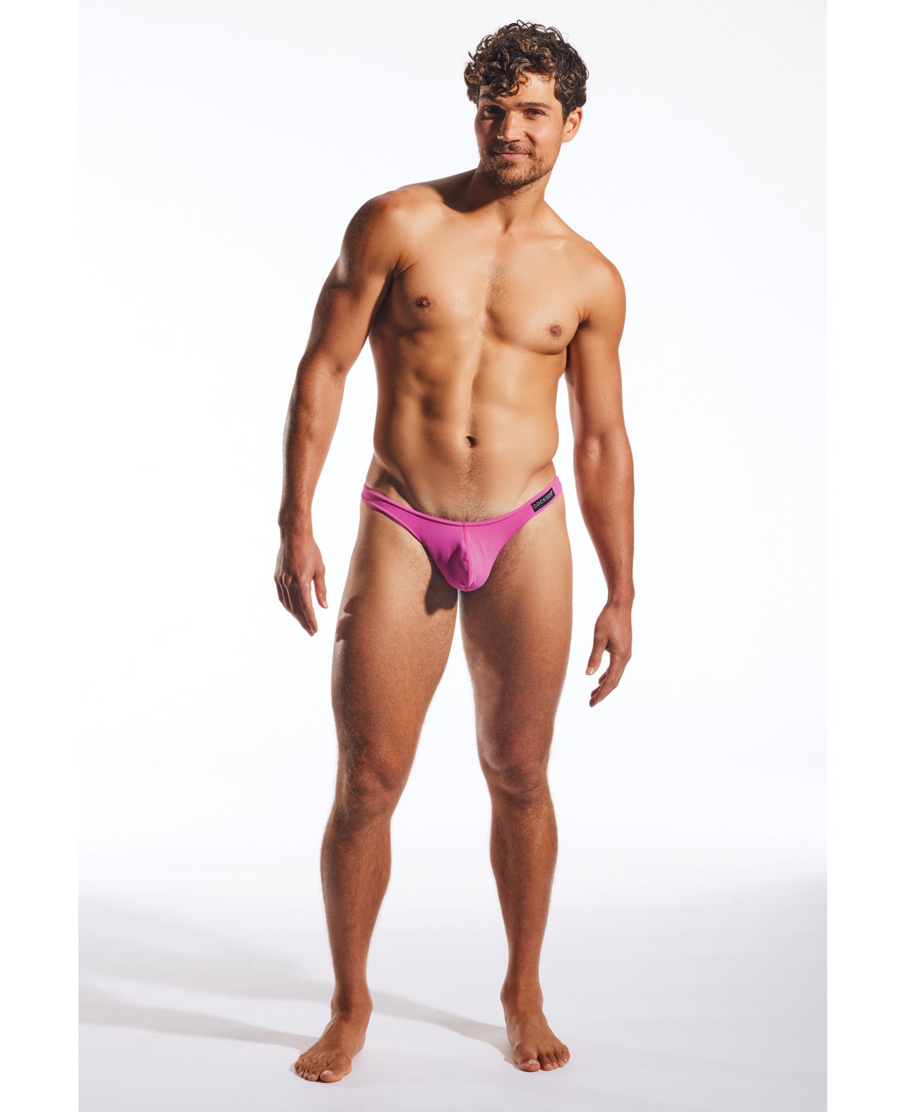 Cocksox Enhancing Pouch Thong - Fuchsia SM