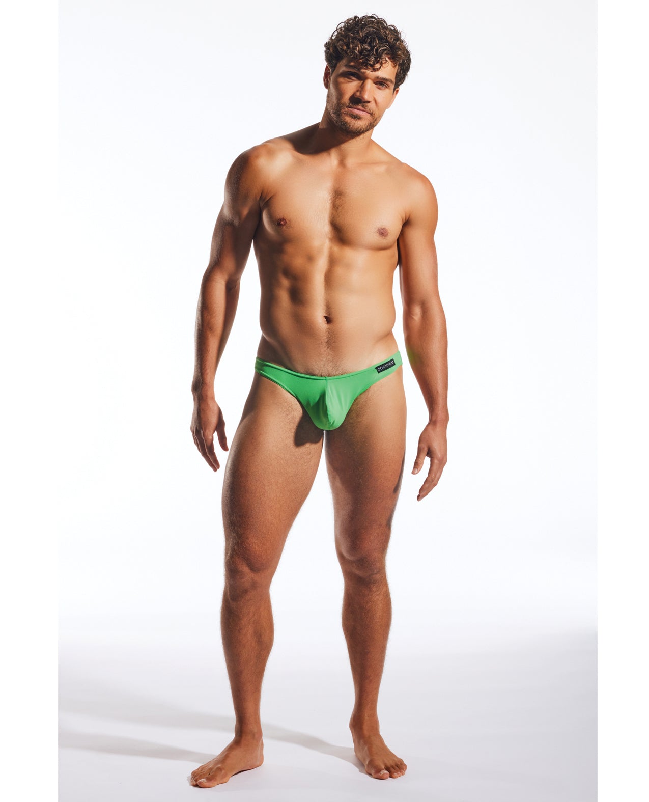 Cocksox Enhancing Pouch Brief - Palm Leaf Green SM