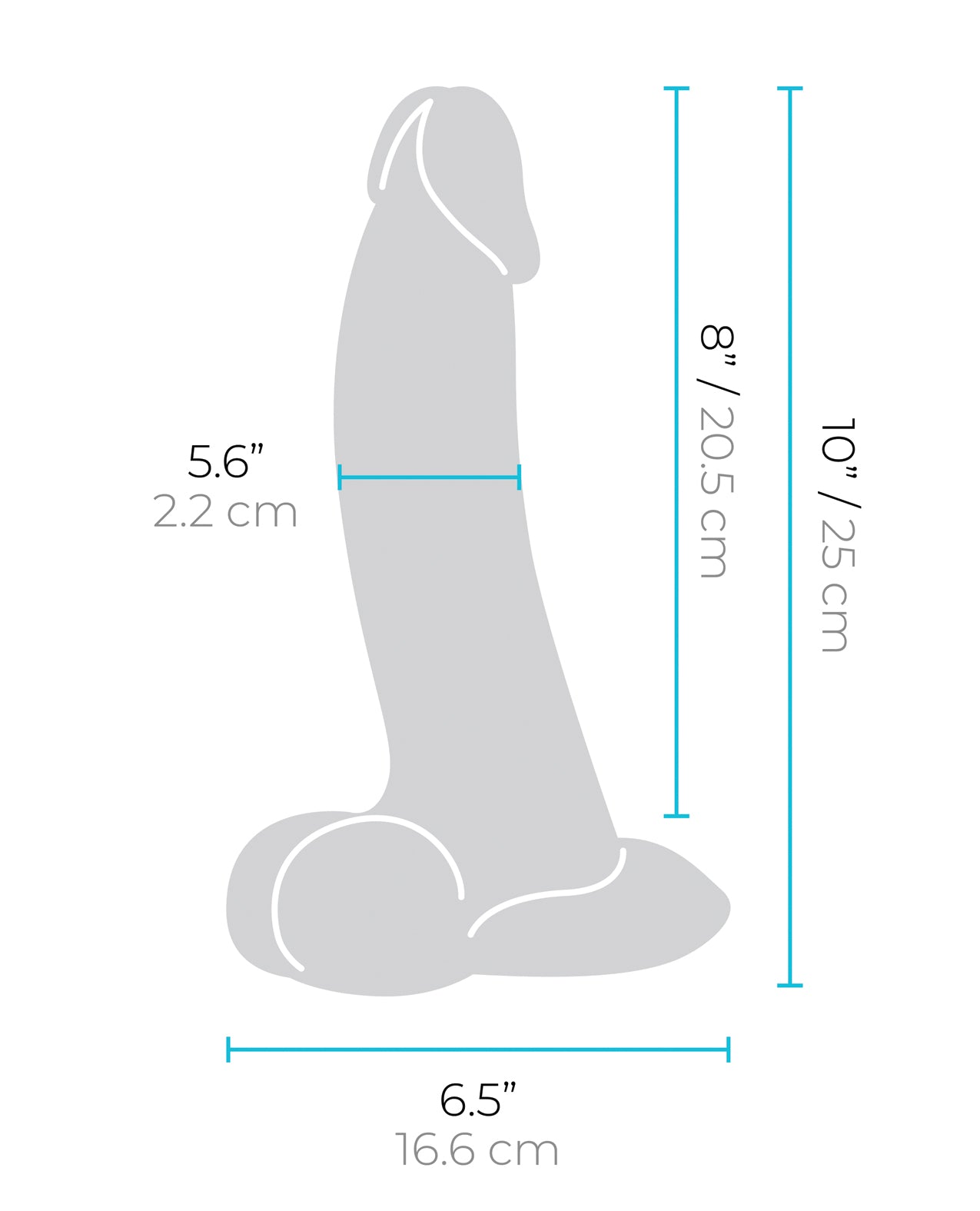 b-Vibe Slipskin 10" Curvy - Mocha