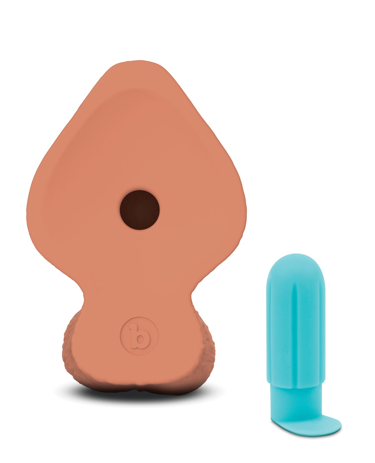 b-Vibe Slipskin 9" Girthy - Mocha