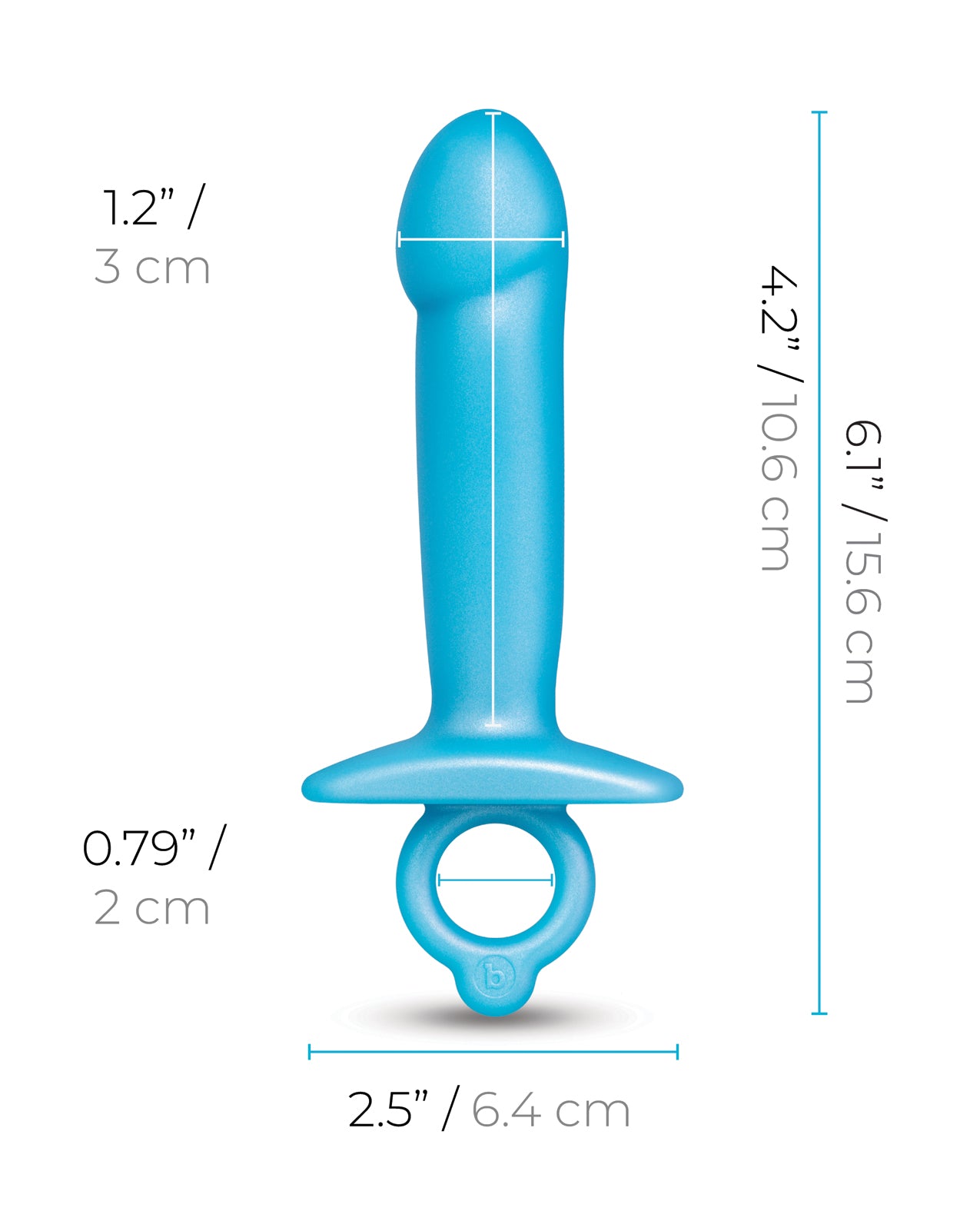 b-Vibe Lil Dil Silicone Anal Dildo