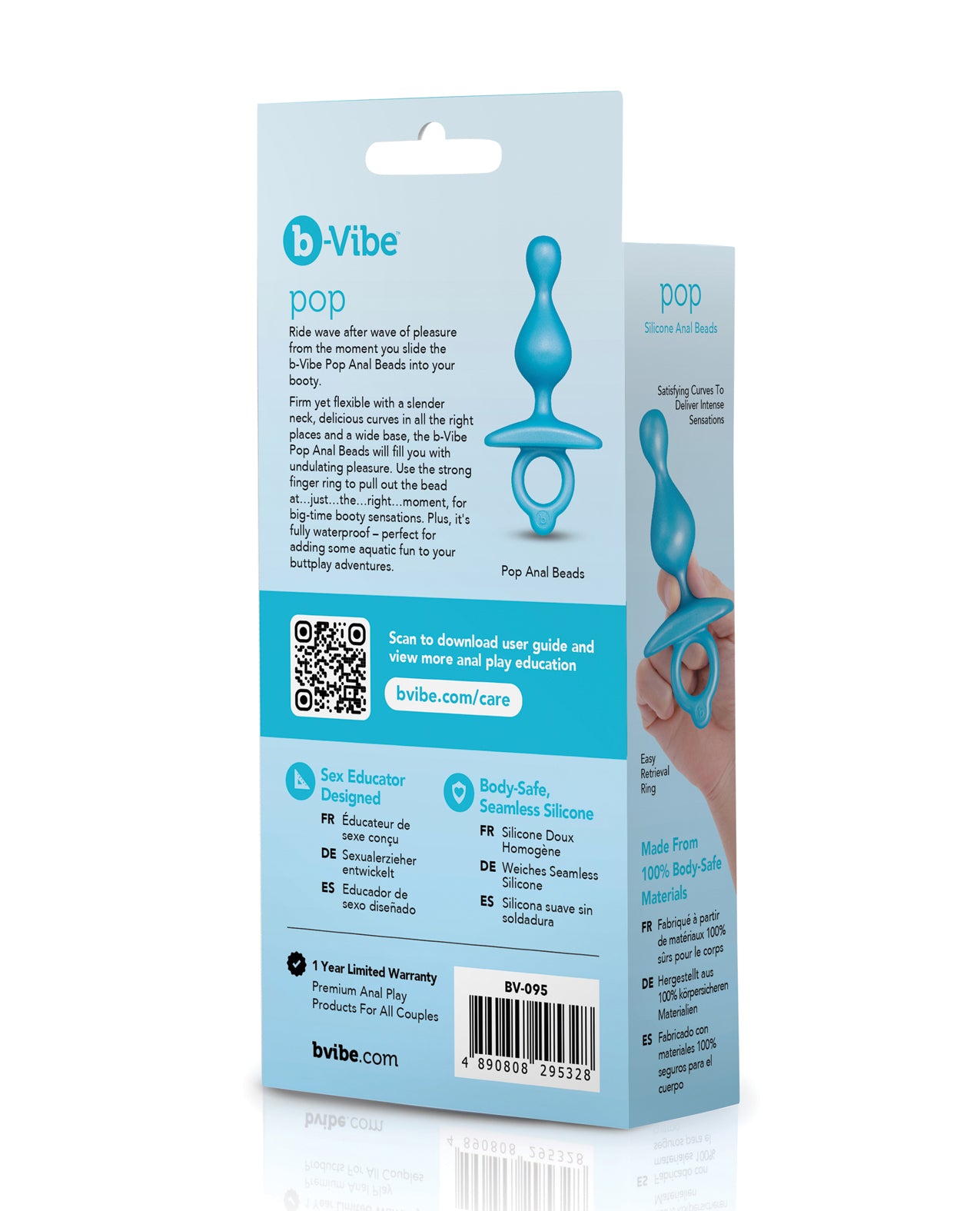 b-Vibe Pop Silicone Anal Beads
