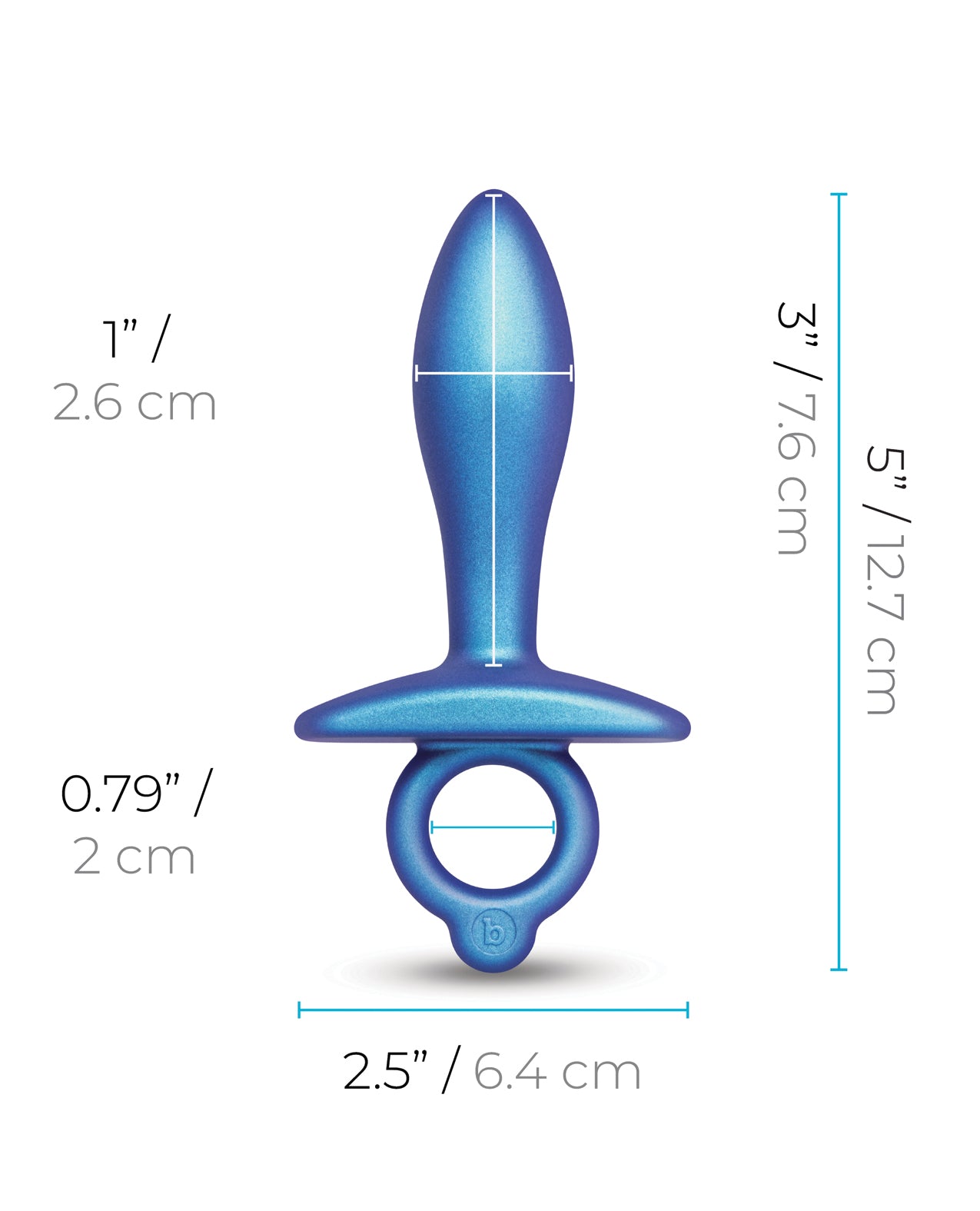 b-Vibe Slide Silicone Butt Plug