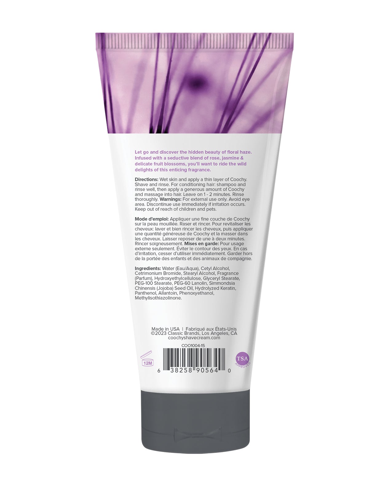 COOCHY Shave Cream - 0.5 oz Floral Haze