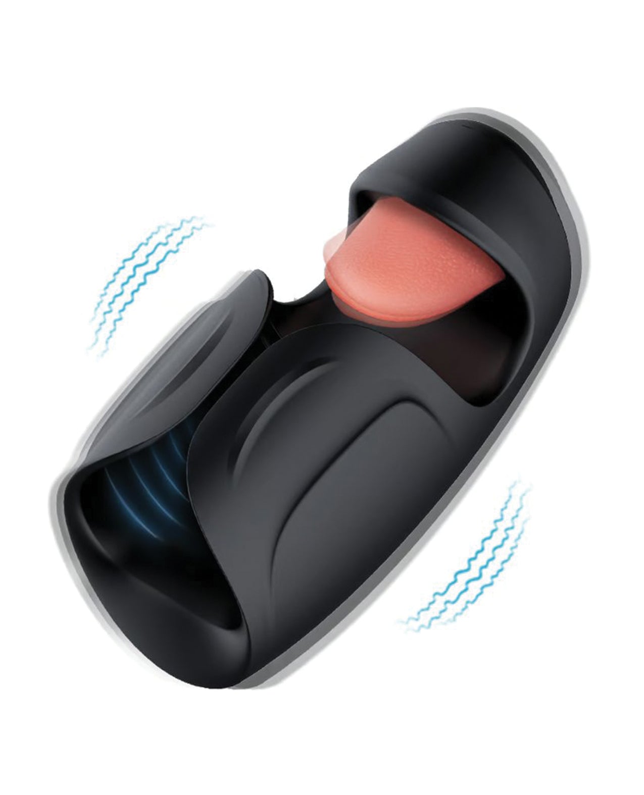 Blush M For Men - Lickety Split - Vibrating Penis Head Stimulator - Black