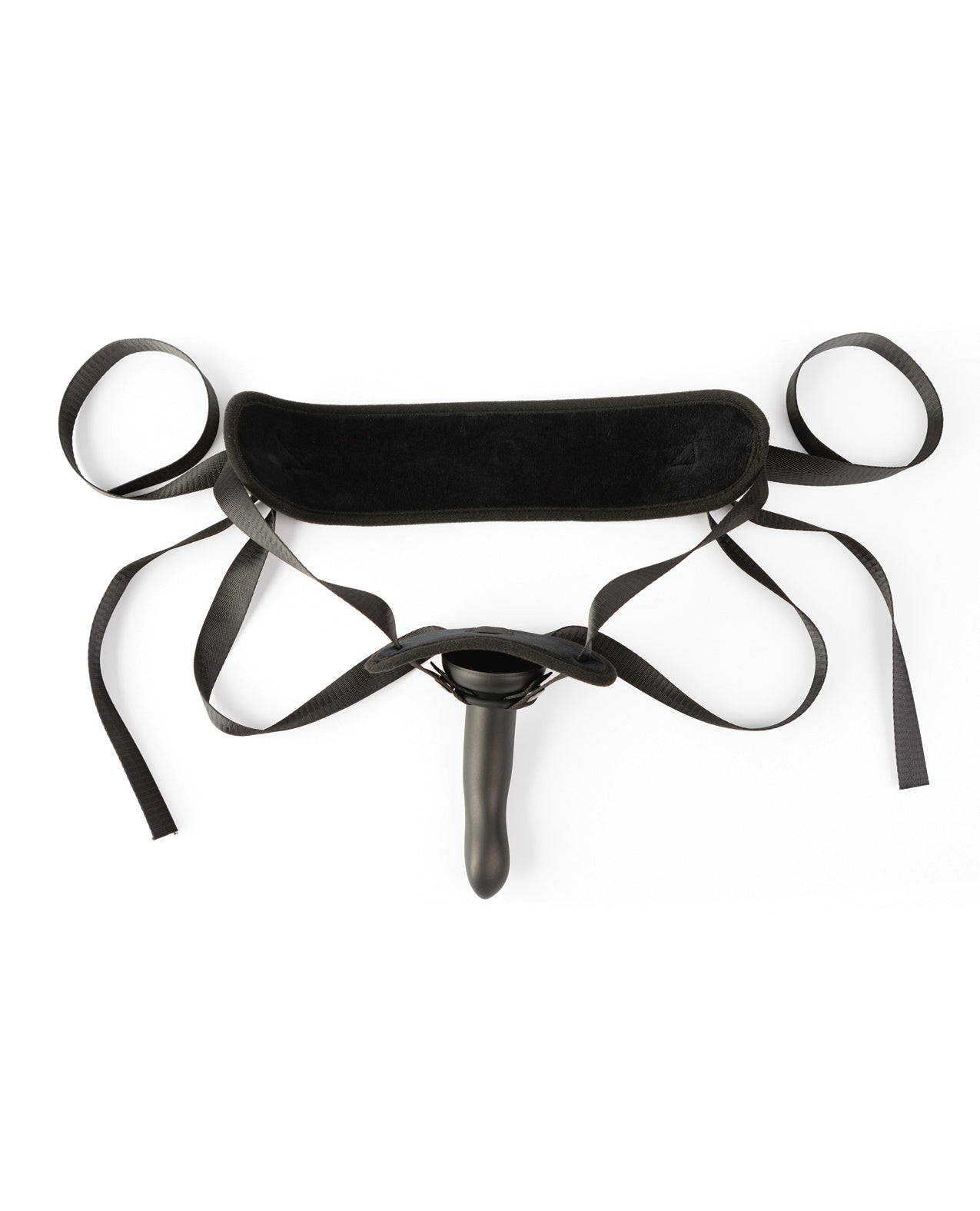 Sei Mio Cocked & Loaded Advanced Strap-On Harness & 6.5" Dildo - Black
