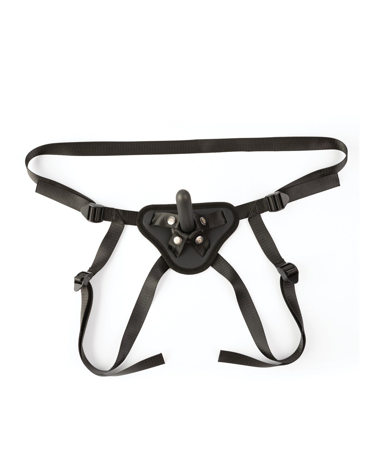 Sei Mio Perfectly Pegged Beginners Strap-On Harness & 5" Dildo - Black