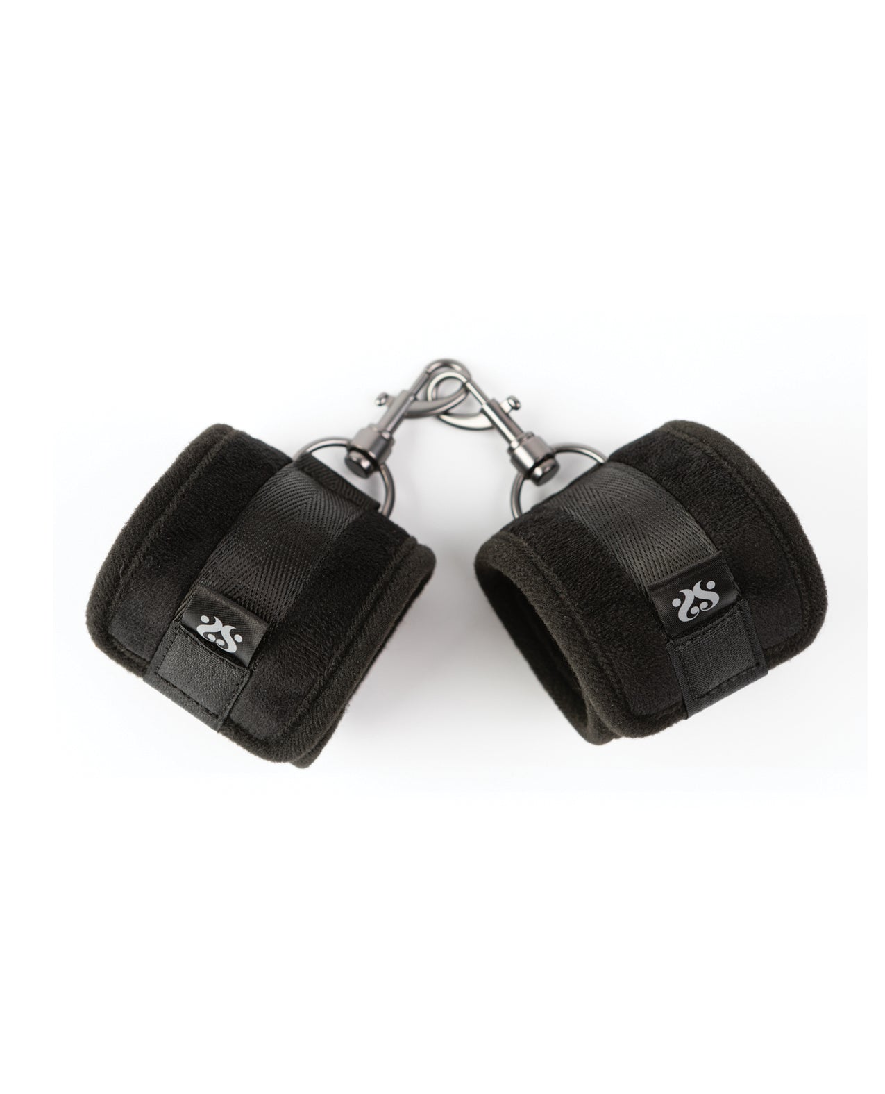 Sei Mio Sensually Secured Velvet Handcuffs - Black