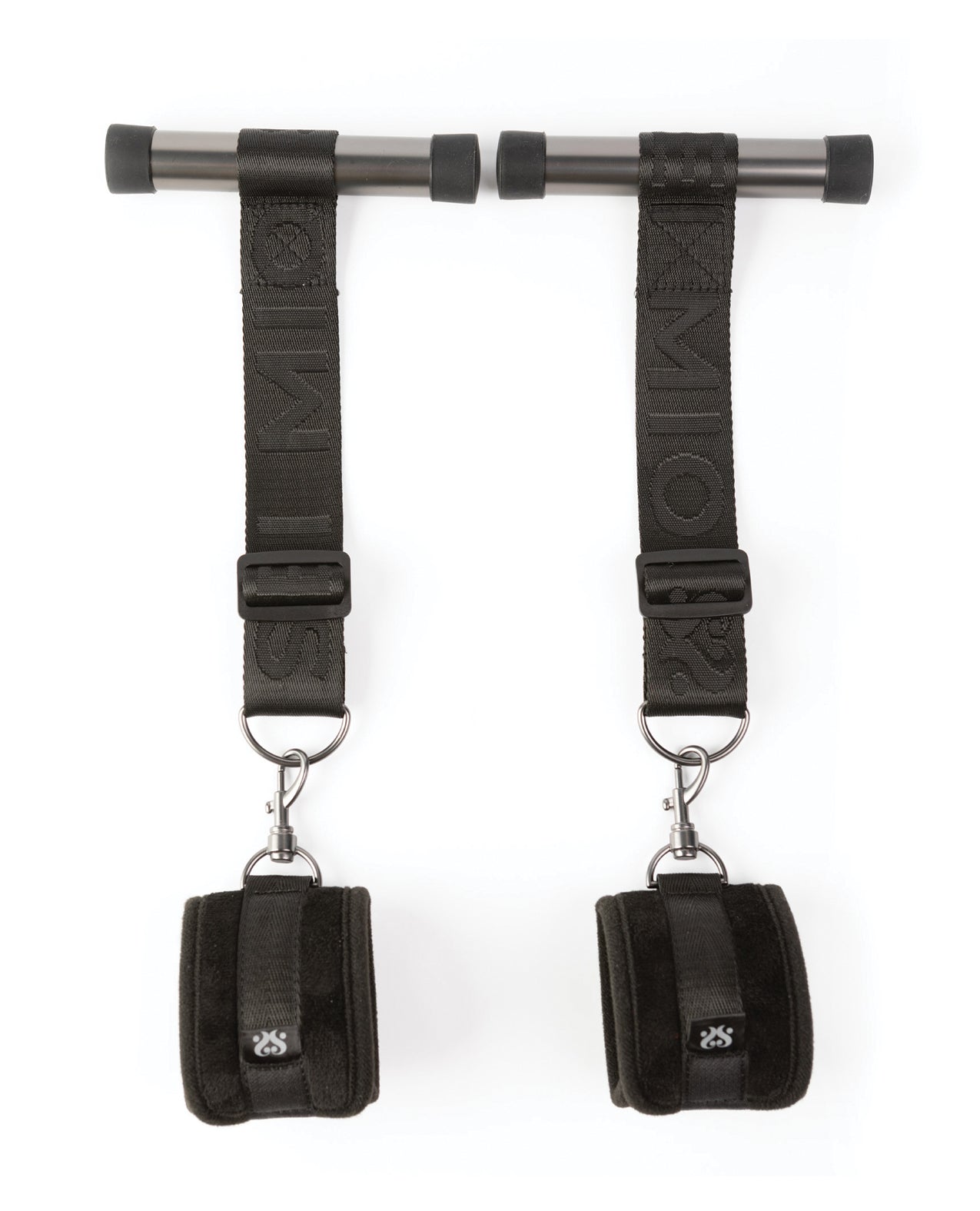 Sei Mio Doorway Play Adjustable Over Door Cuff Restraints - Black