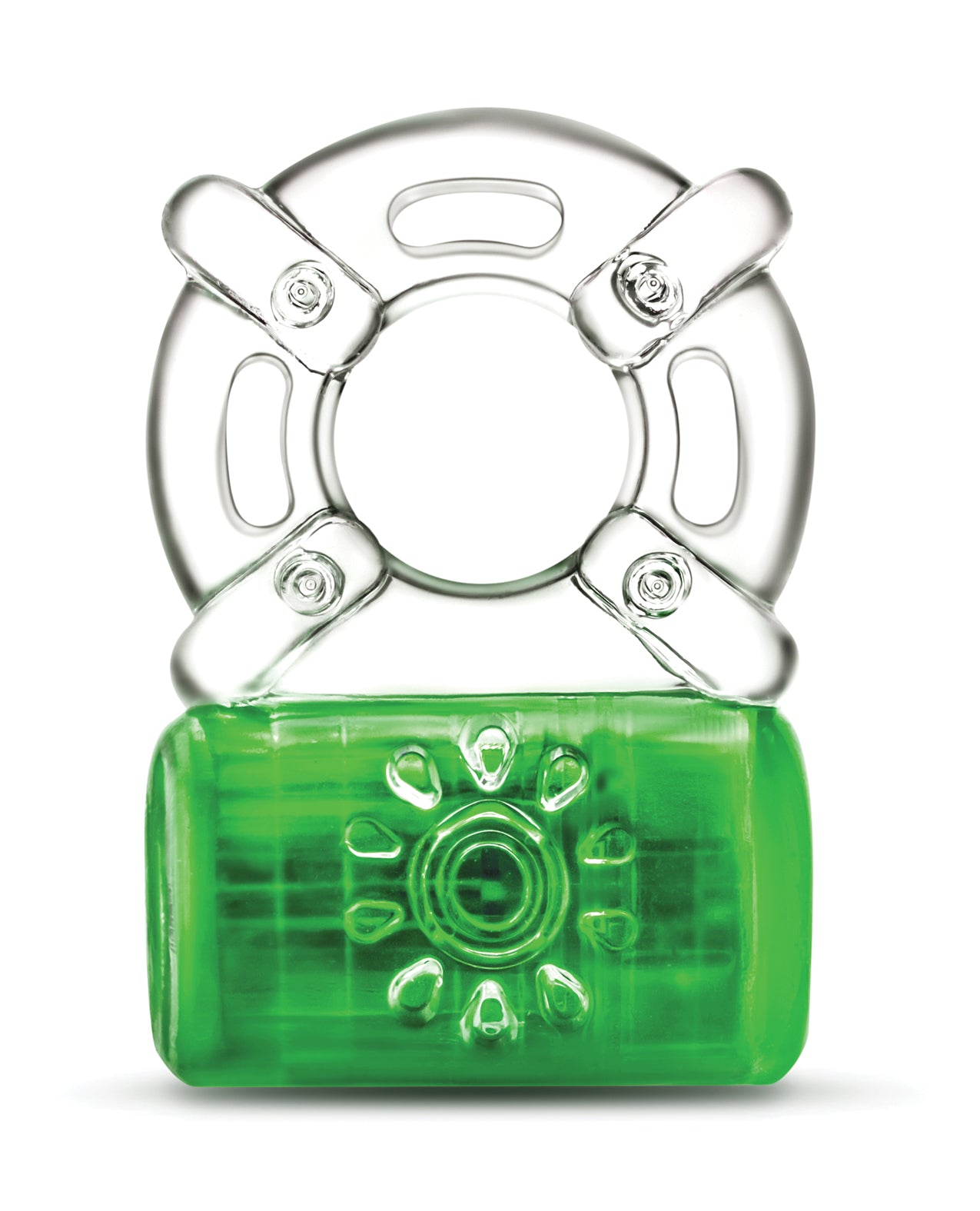 Blush Play With Me - Pleaser Rechargeable C-Ring - Neon Green