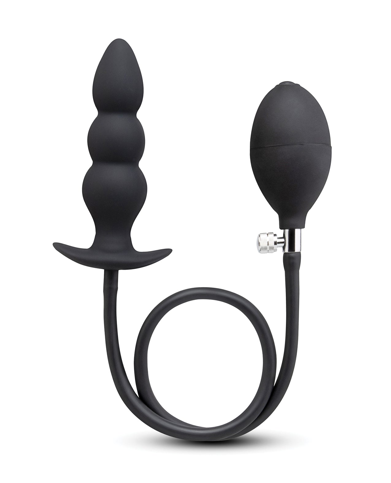 b-Vibe Beaded Inflatable Anal Plug w/Hand Pump