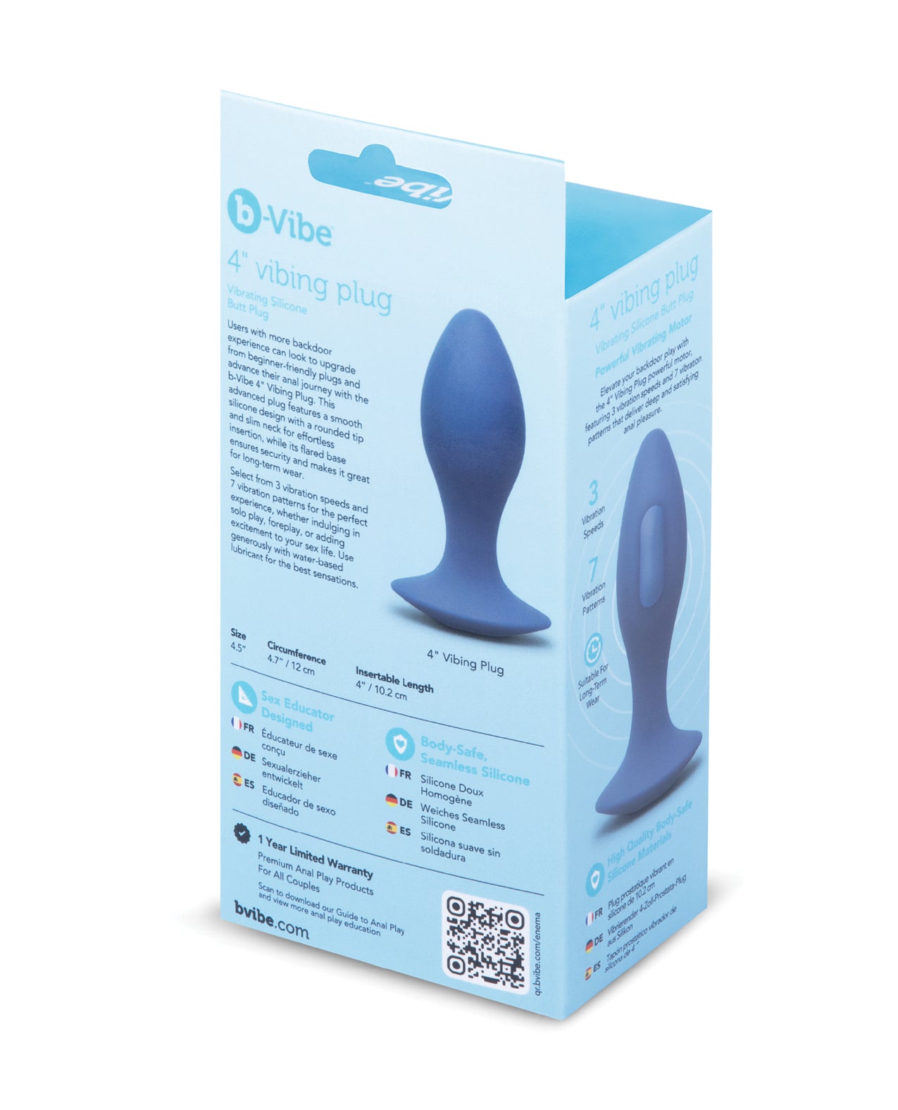 b-Vibe 4" Vibing Plug