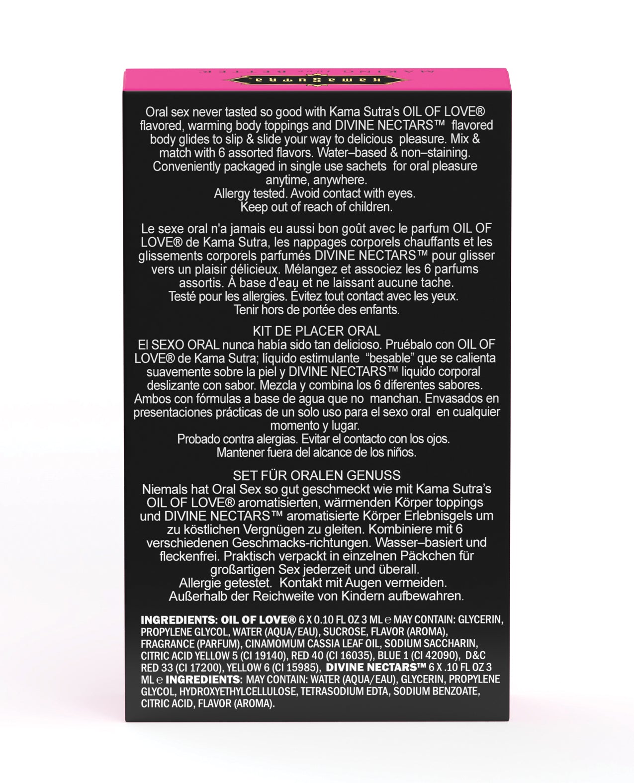 Kama Sutra Blow Me Sex-To-Go Kit