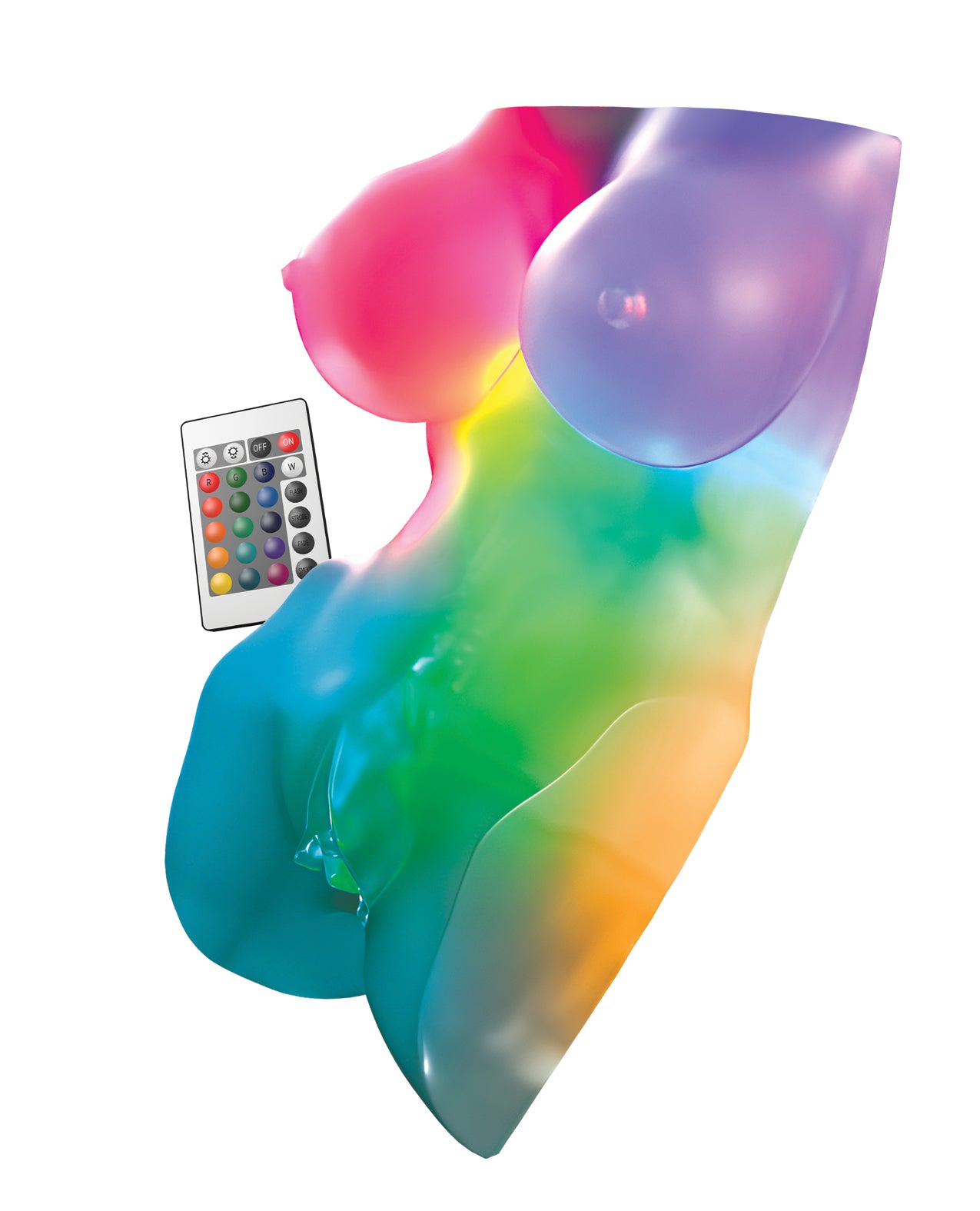 PDX Elite Go-Go Bator LED Mega Masturbator - Frosted