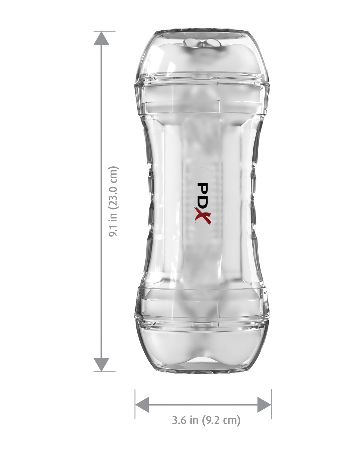 PDX Extreme Wet Pussies Super Flip-A-Pussy Over Self-Lubricating Stroker - Frosted