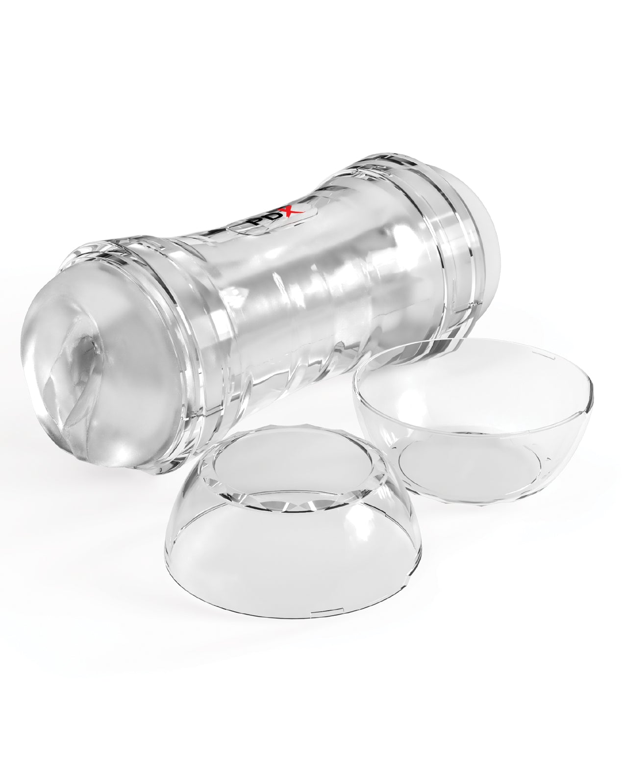 PDX Extreme Wet Pussies Super Flip-A-Pussy Over Self-Lubricating Stroker - Frosted