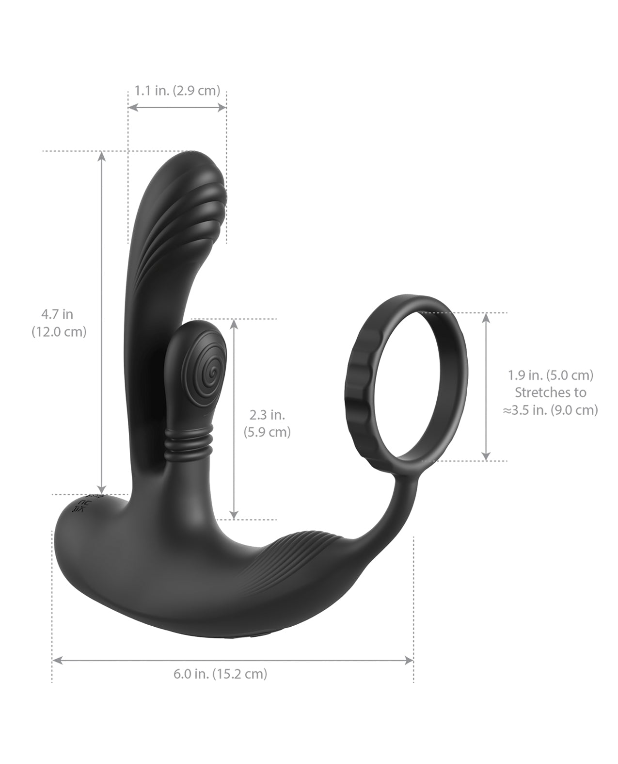Anal Fantasy Elite Ass-Gasm IntiMotion - Black