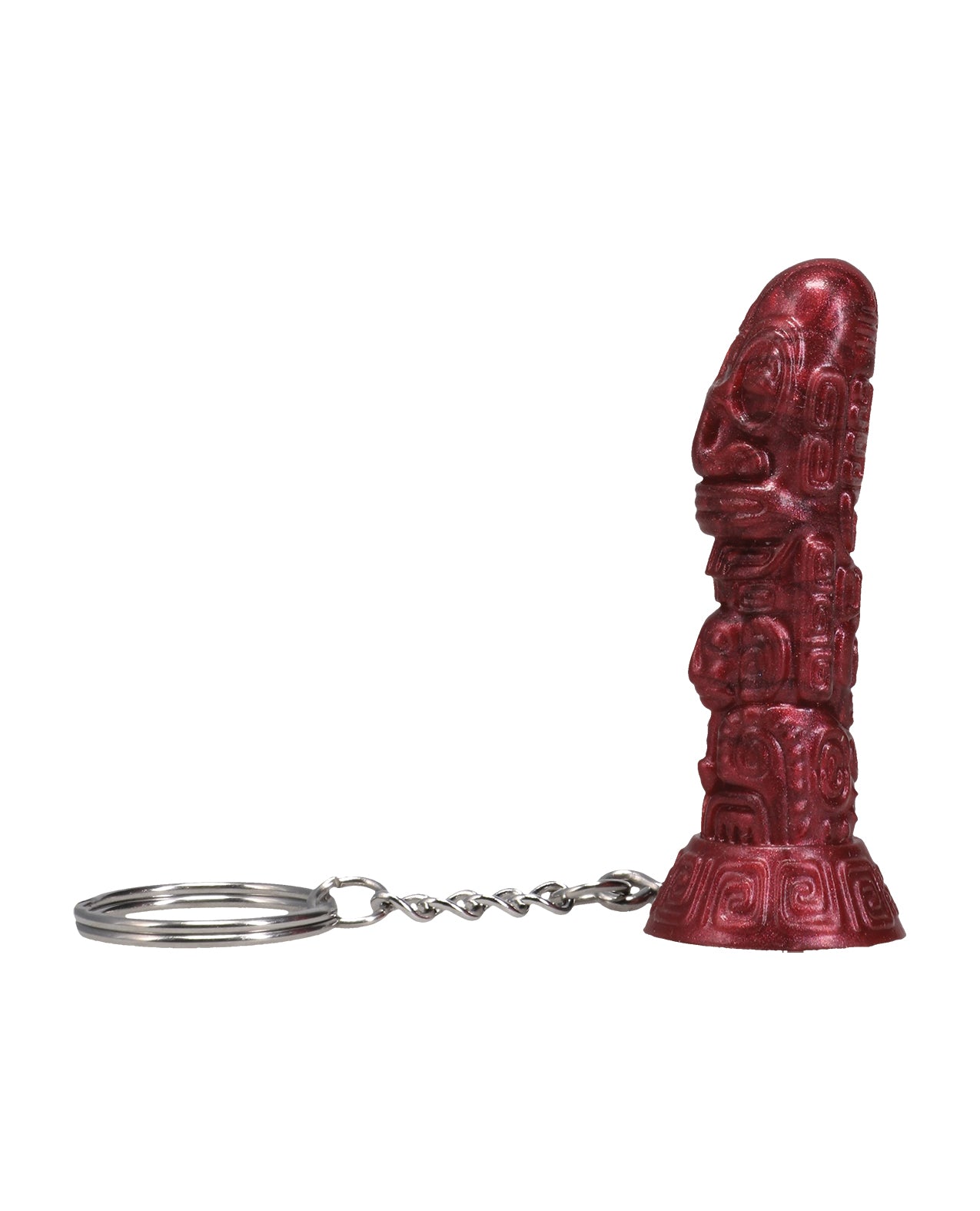 Polynesian Pleasures TI-Key Chains - Lele Lele Air Idol - Wood Bronze