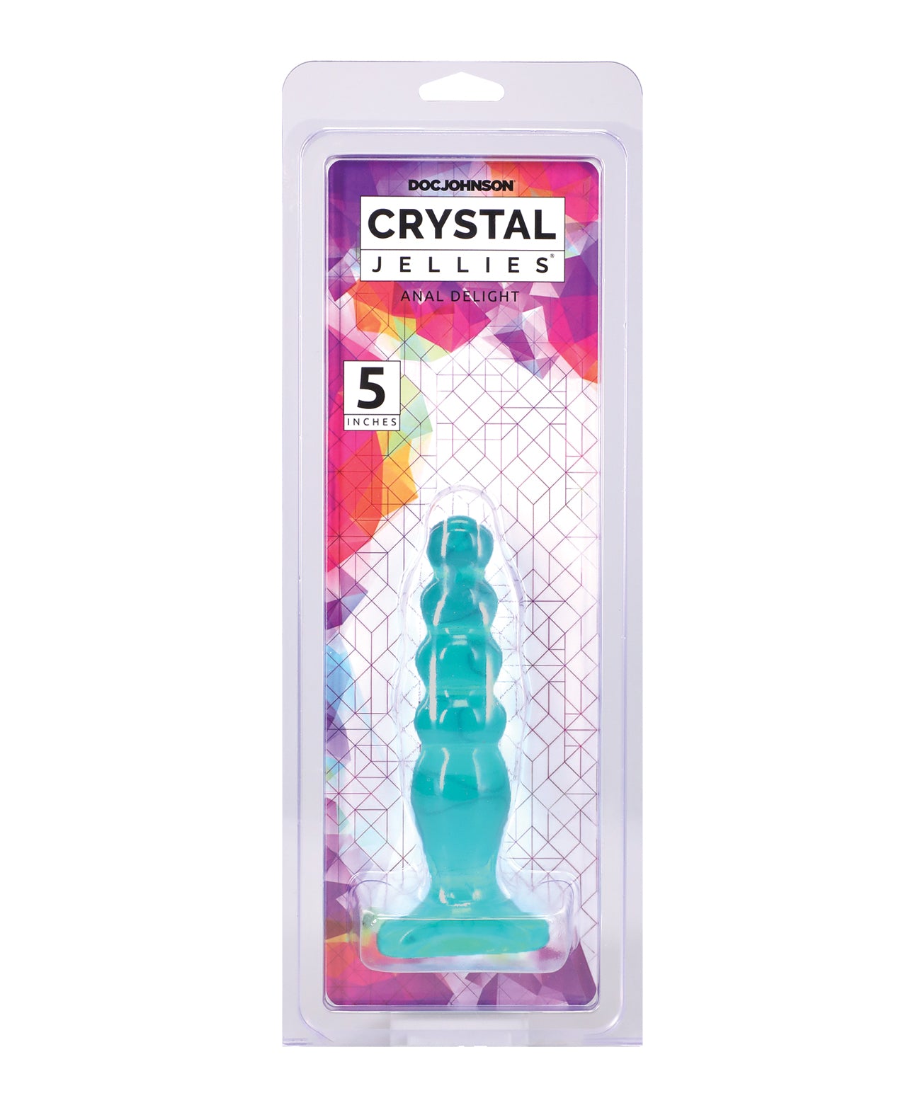 Crystal Jellies Anal Delight 5" - Teal