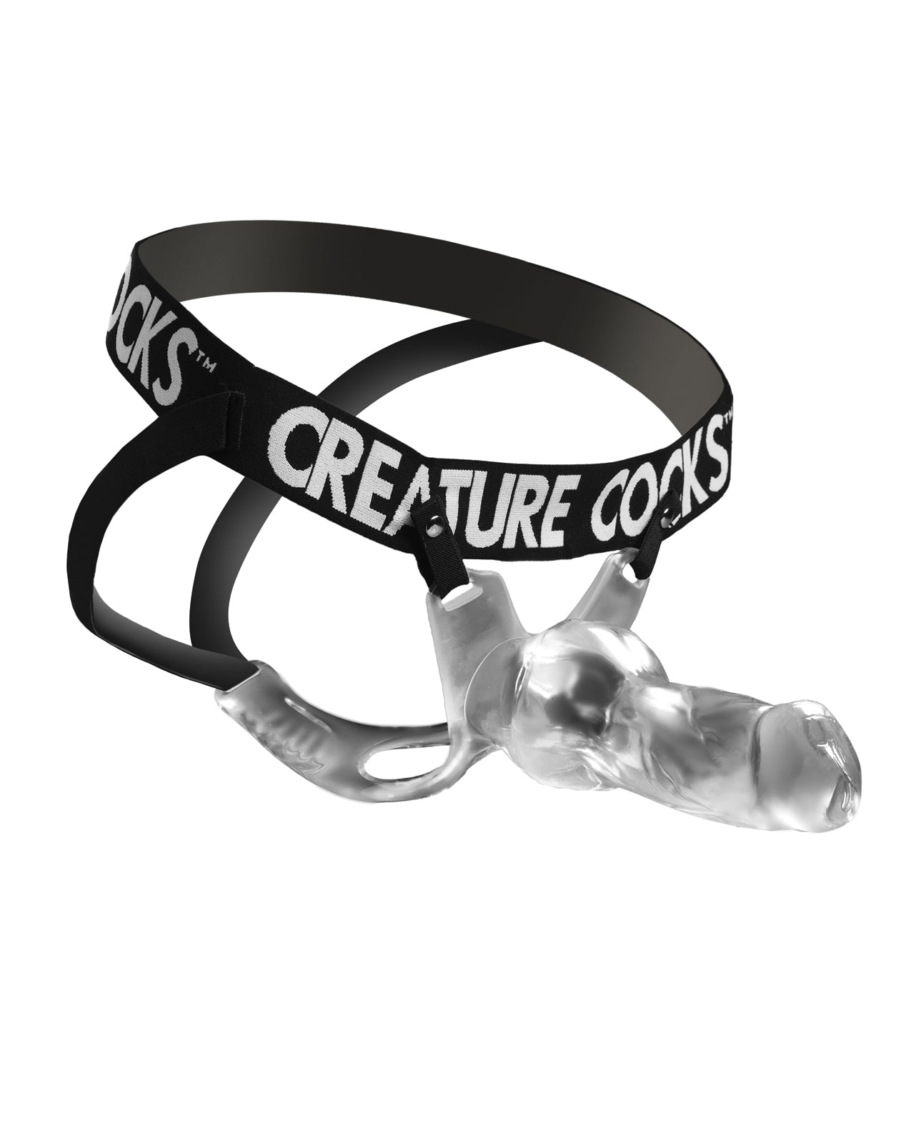 Creature Cocks Snow Wolf Hollow Strap-On w/Harness