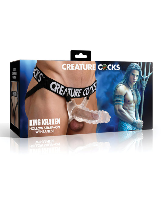 Creature Cocks King Kraken Hollow Strap-On w/Harness