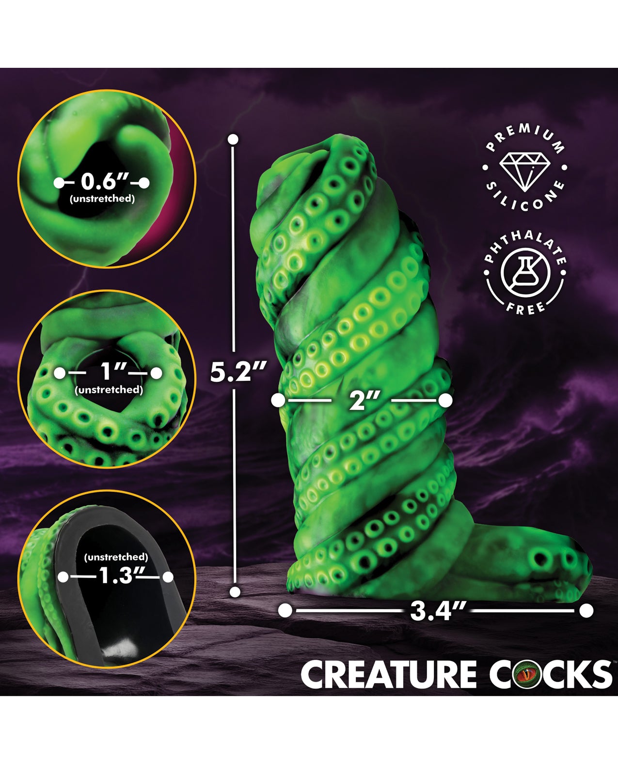 Creature Cocks Tenta Girth Silicone Penis Enhancer