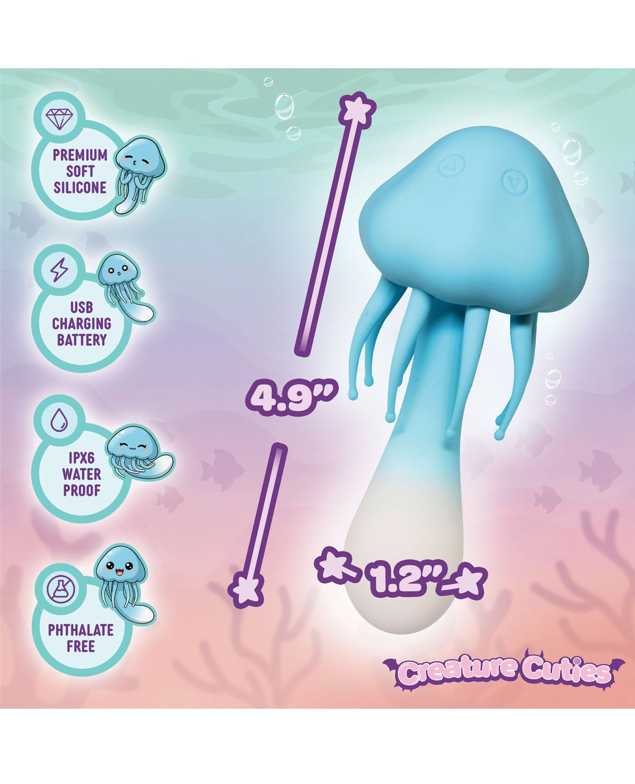 Creature Cuties Jellyfish Jellyvibe