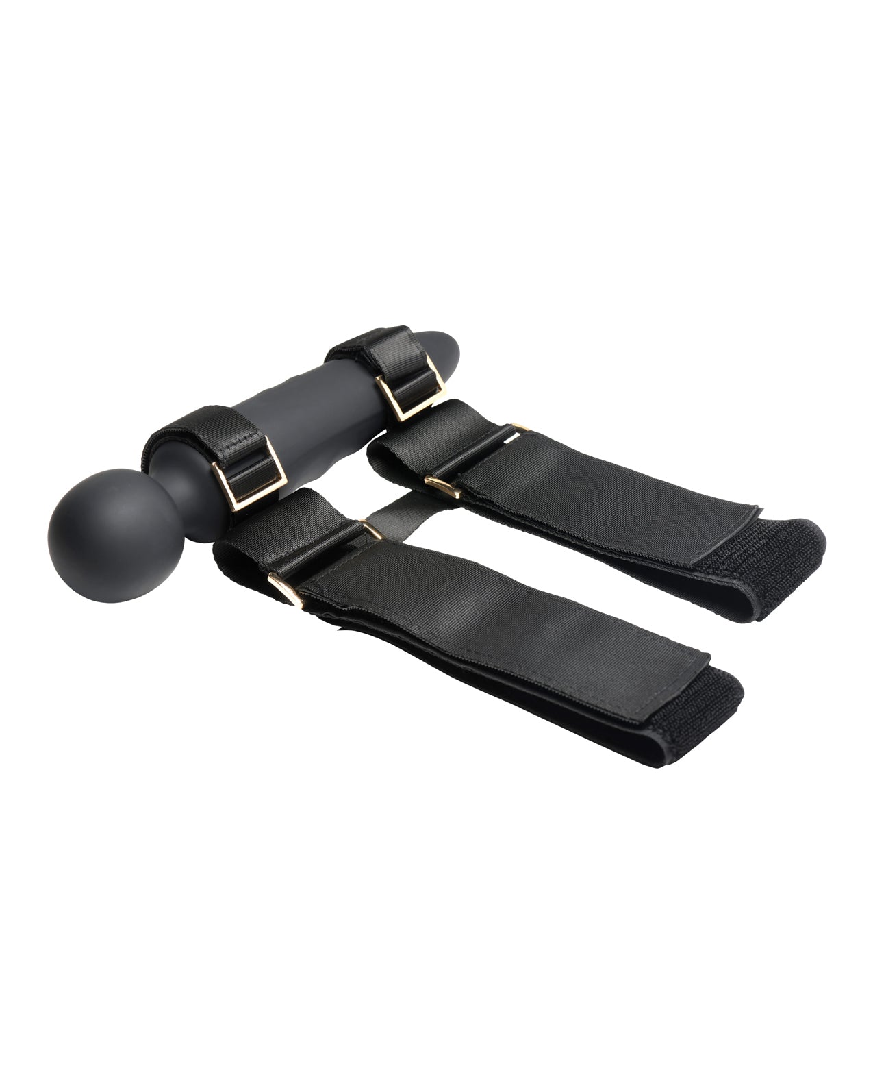 Master Series Thunderstick Thigh Strap Vibrating Wand w/Harness