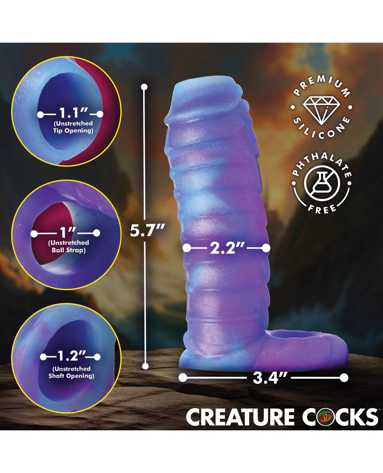 Creature Cocks Sea Stallion Silicone Penis Enhancer