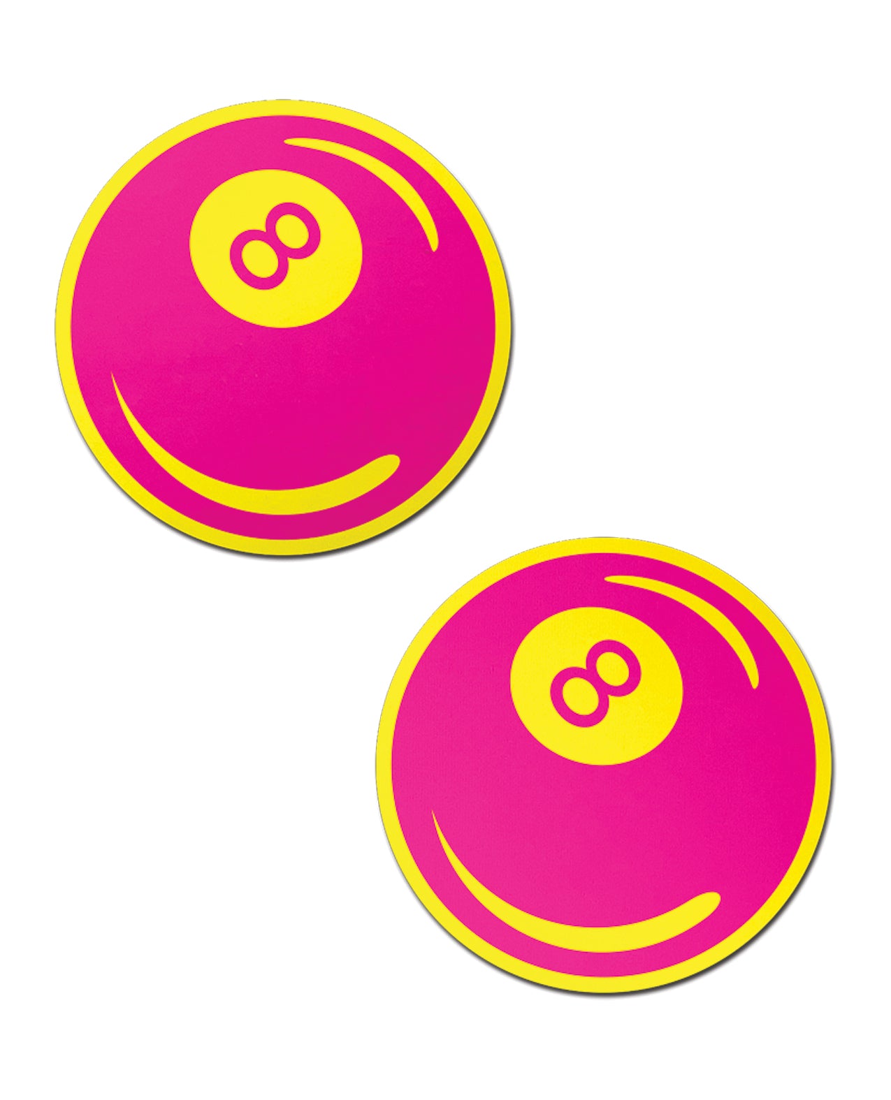 Pastease 8-Ball - Neon Pink/Yellow O/S