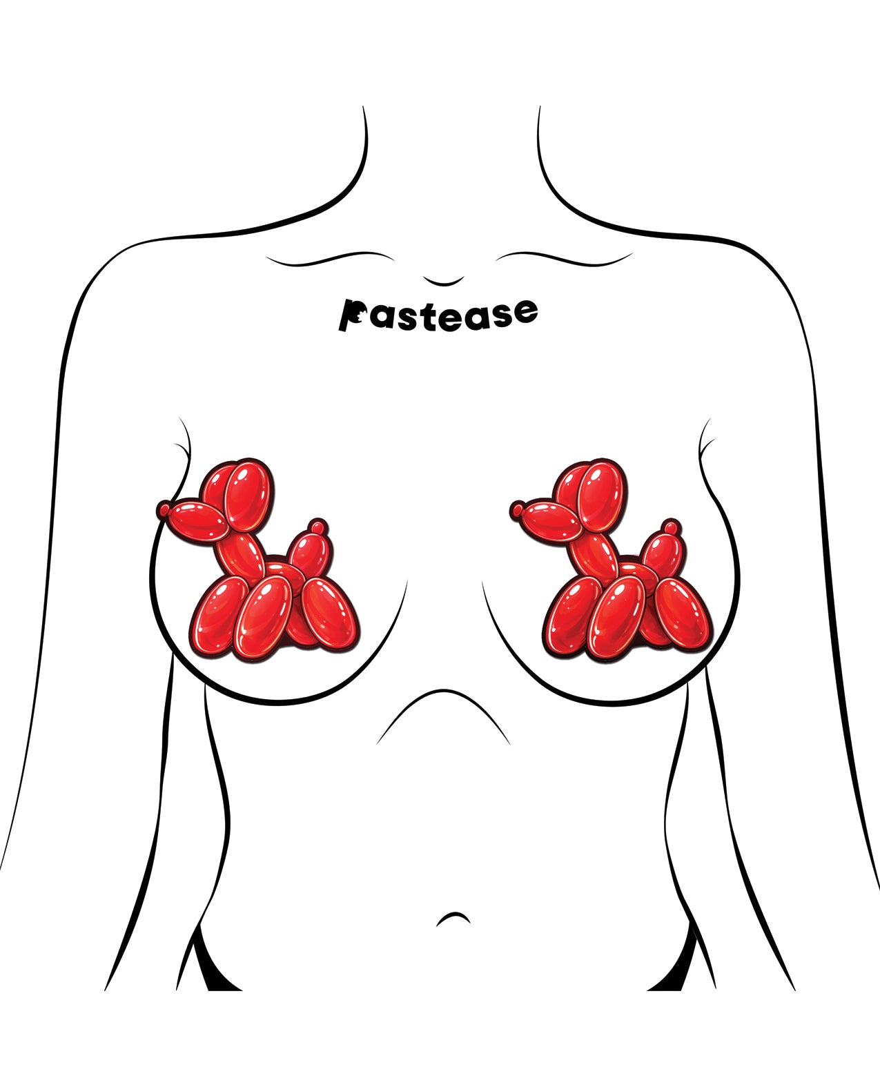 Pastease Balloon Animal - Red O/S