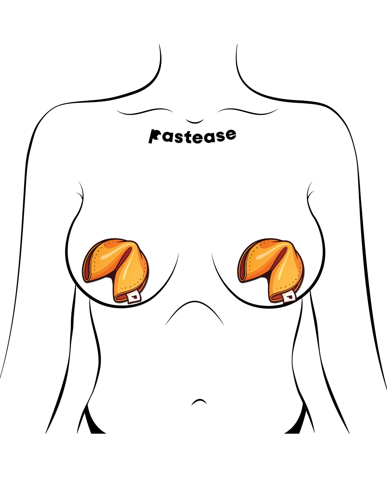 Pastease Sweet Golden Fortune Cookie - Tan O/S