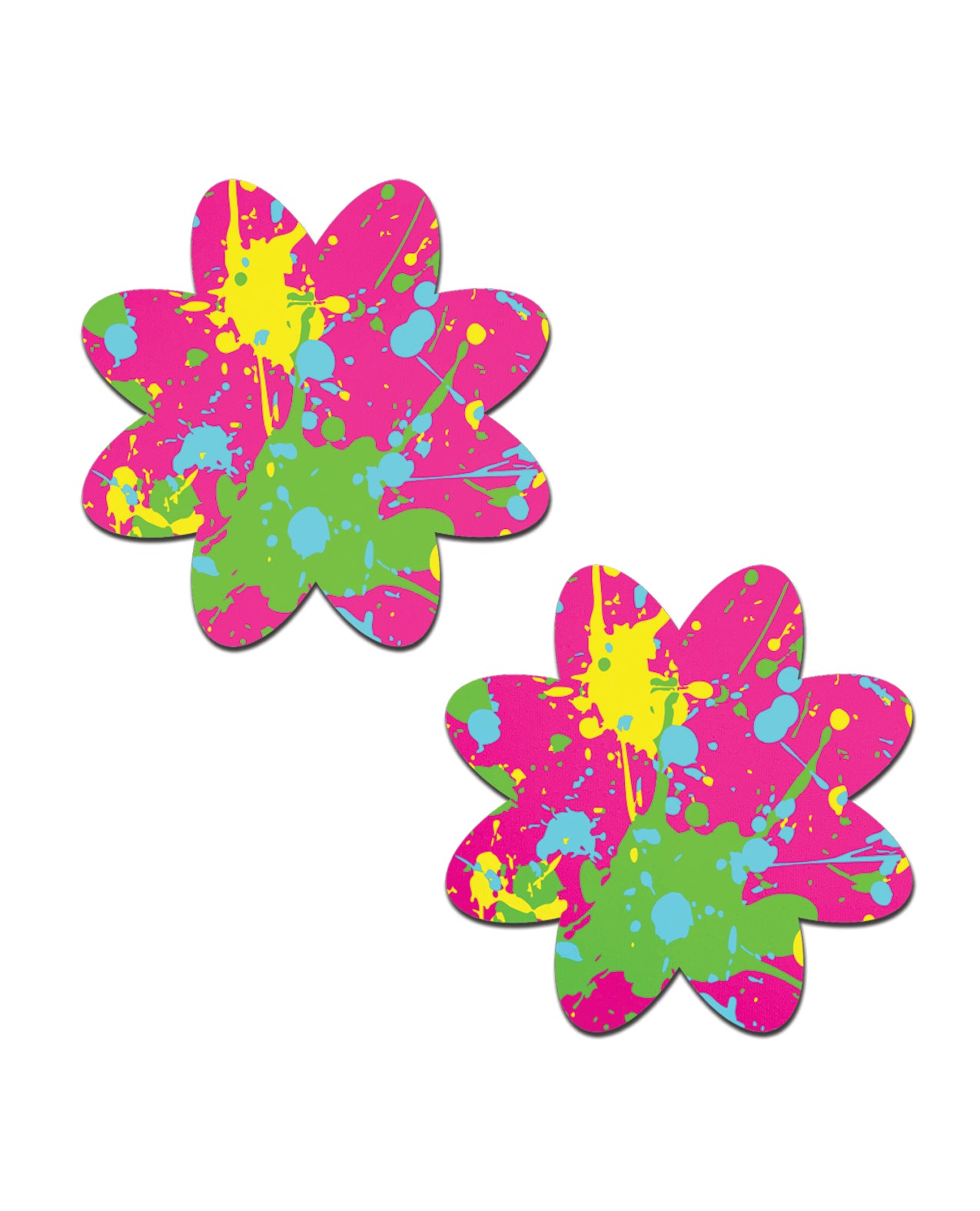 Pastease Neon Graffiti Paint Splatter - Pink O/S
