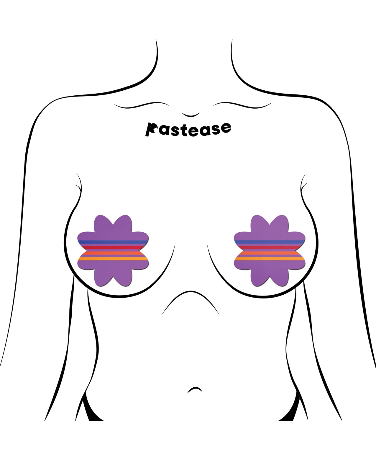 Pastease Colorful Retro - Purple O/S