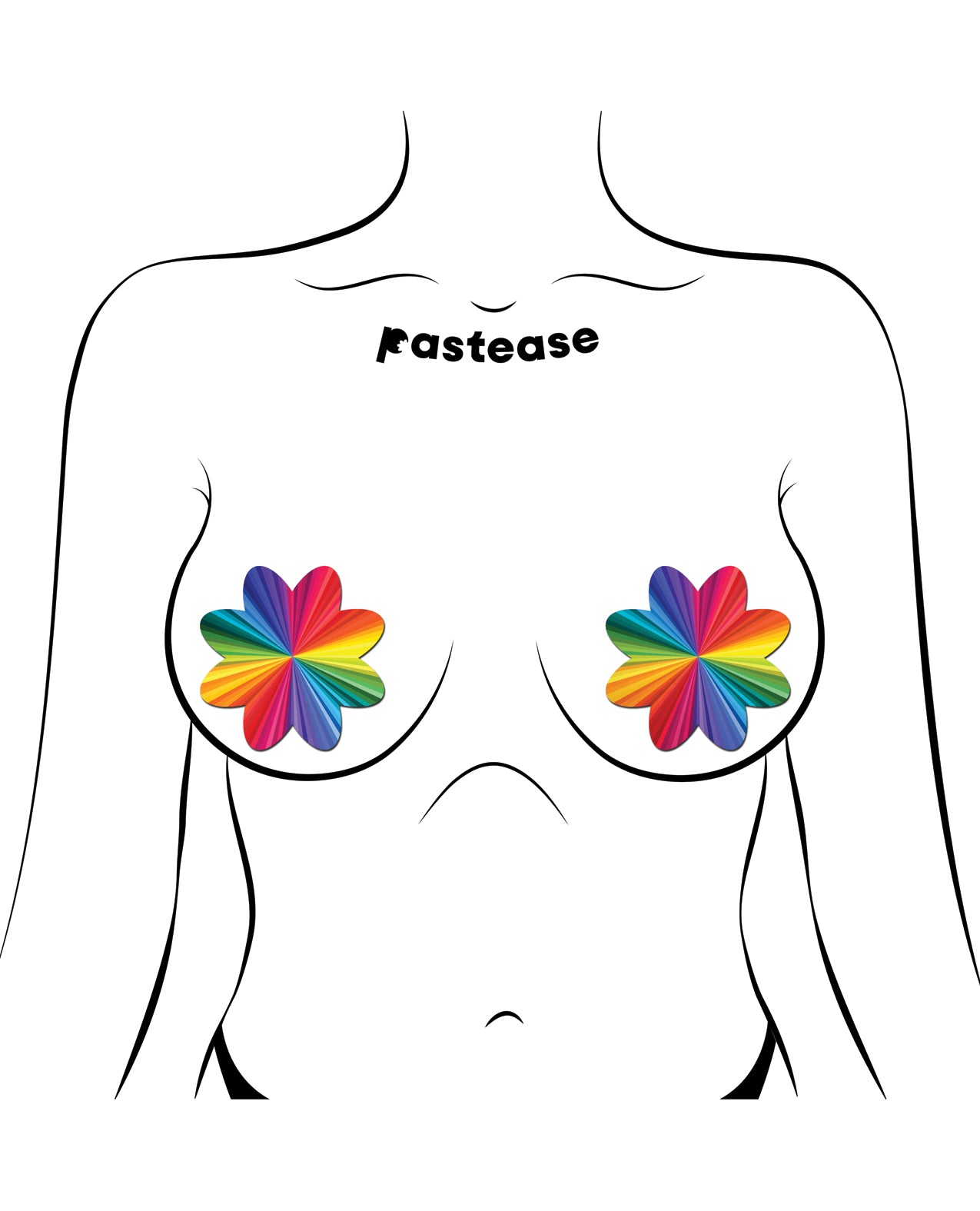 Pastease Kaleidoscope Petal - Rainbow O/S