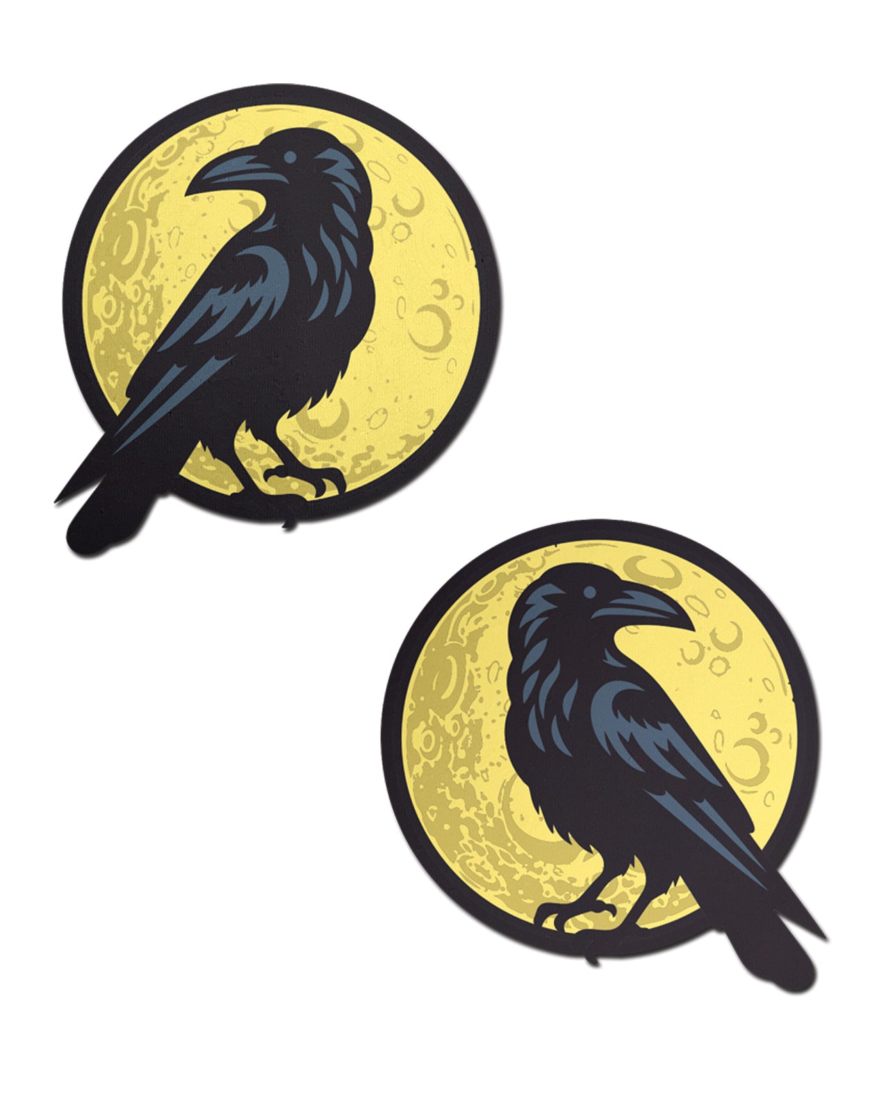 Pastease Raven & Full Moon - Black/Yellow O/S