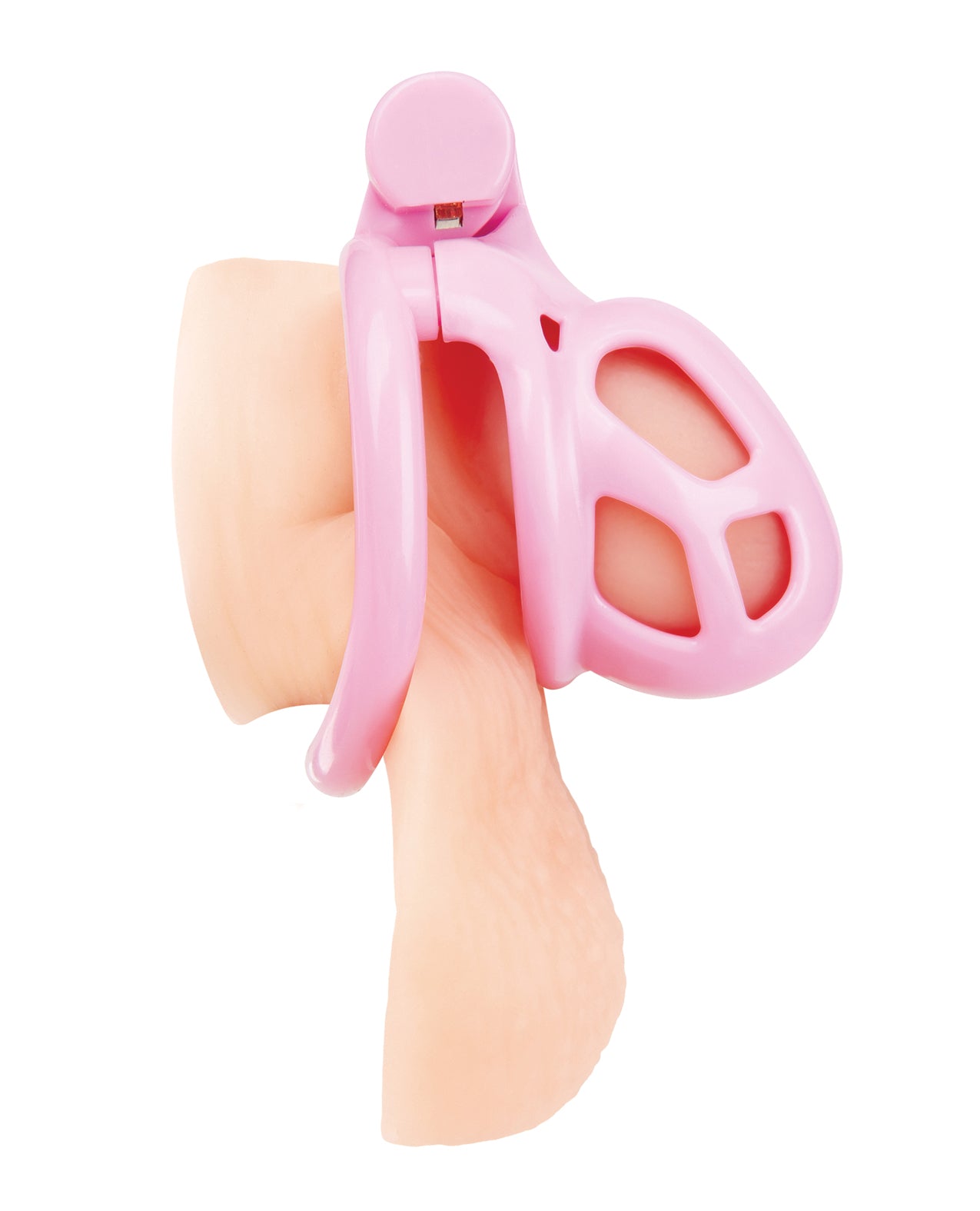 Small Pink Humiliation Acrylic Prisoner Cock Cage