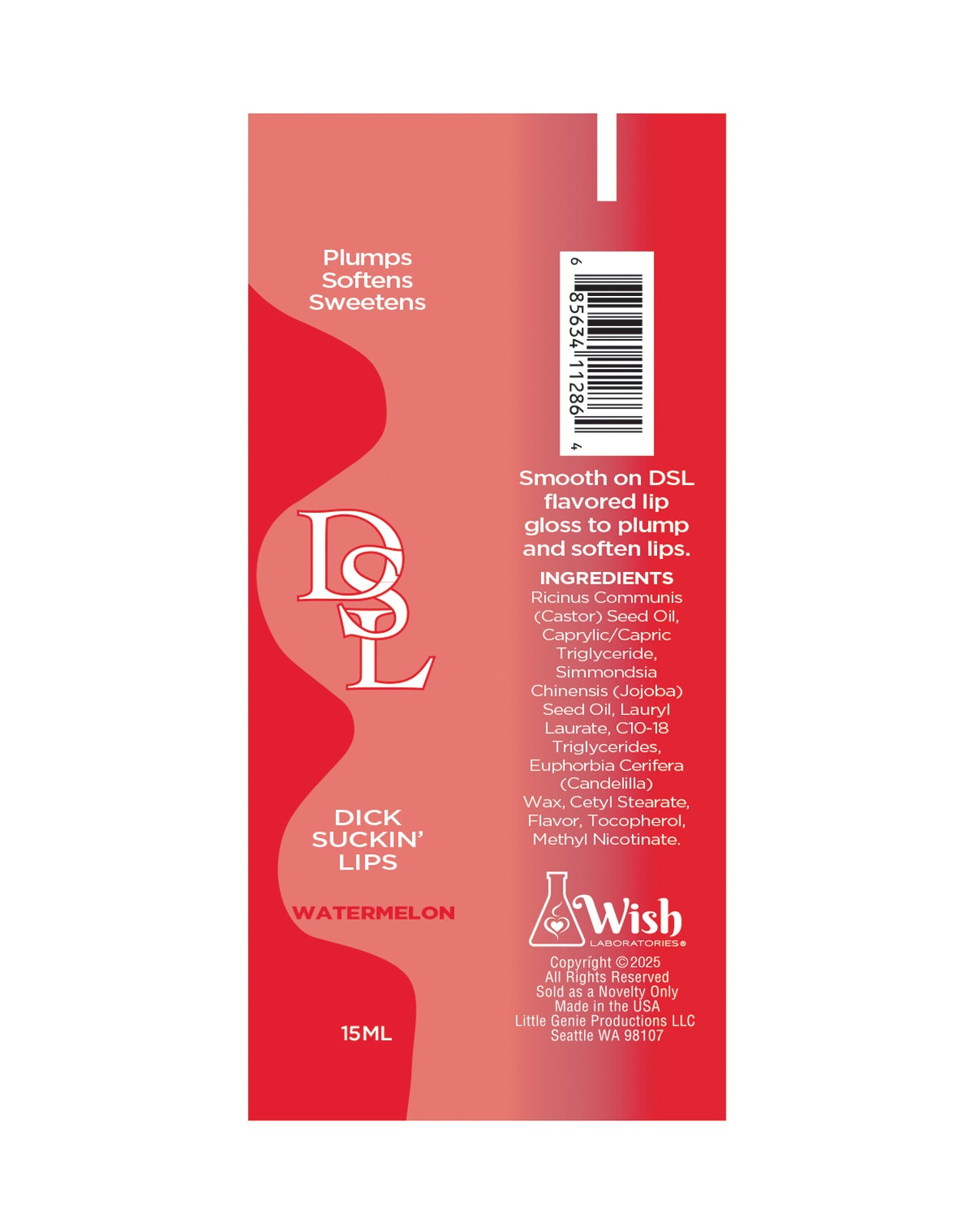 Dick Sucking Lips Lip Plumper - Watermelon 15 ml