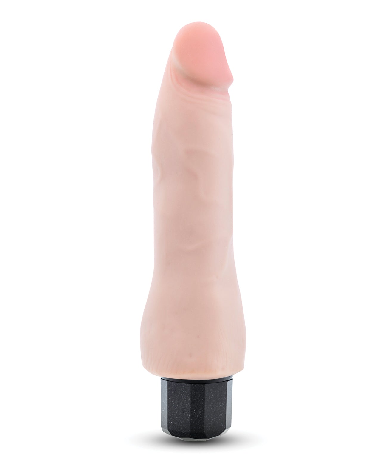 Blush Au Naturel 8.75" Vibrating Realistic G-Spot Dildo - Beige
