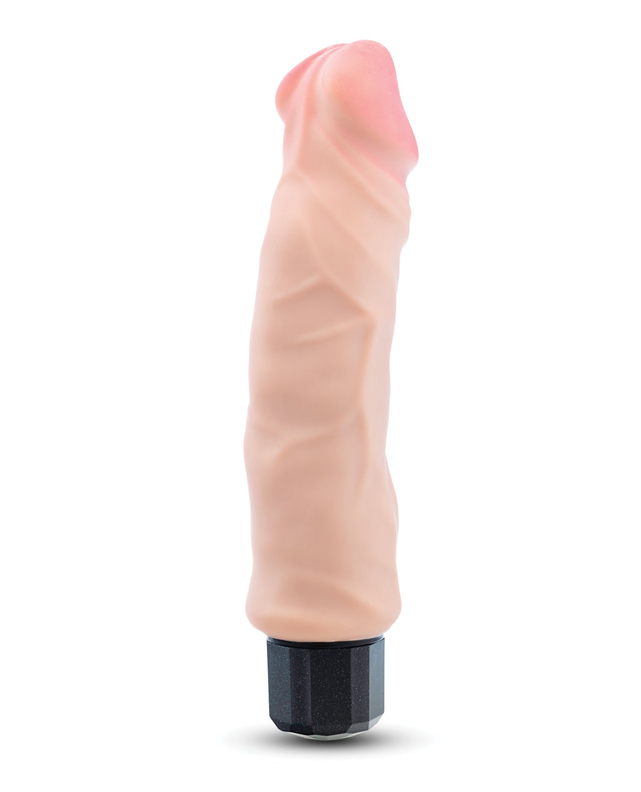 Blush Au Naturel 9" Big Easy Vibrating Realistic G-Spot Dildo - Beige