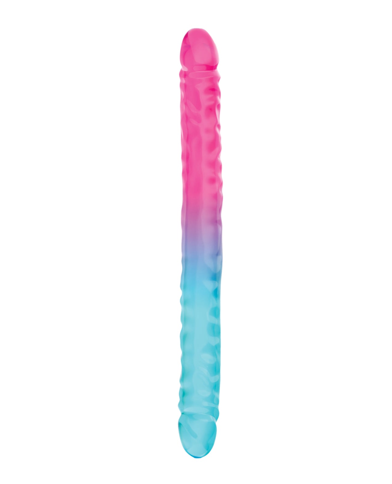 Blush B Yours 18" XX Large Double Dong Candy Papi - Multi Colors
