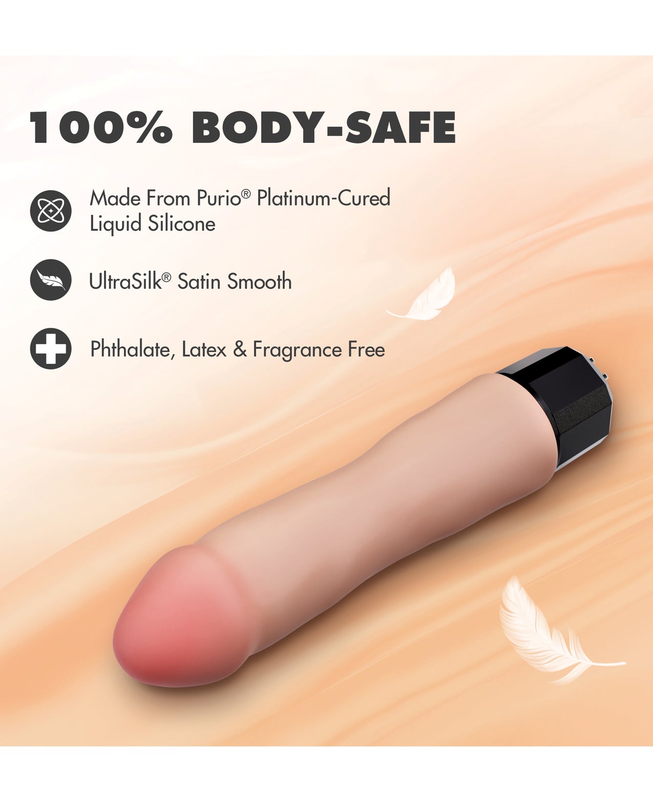 Blush Dr. Skin Dr. Avery 7.5" Dildo
