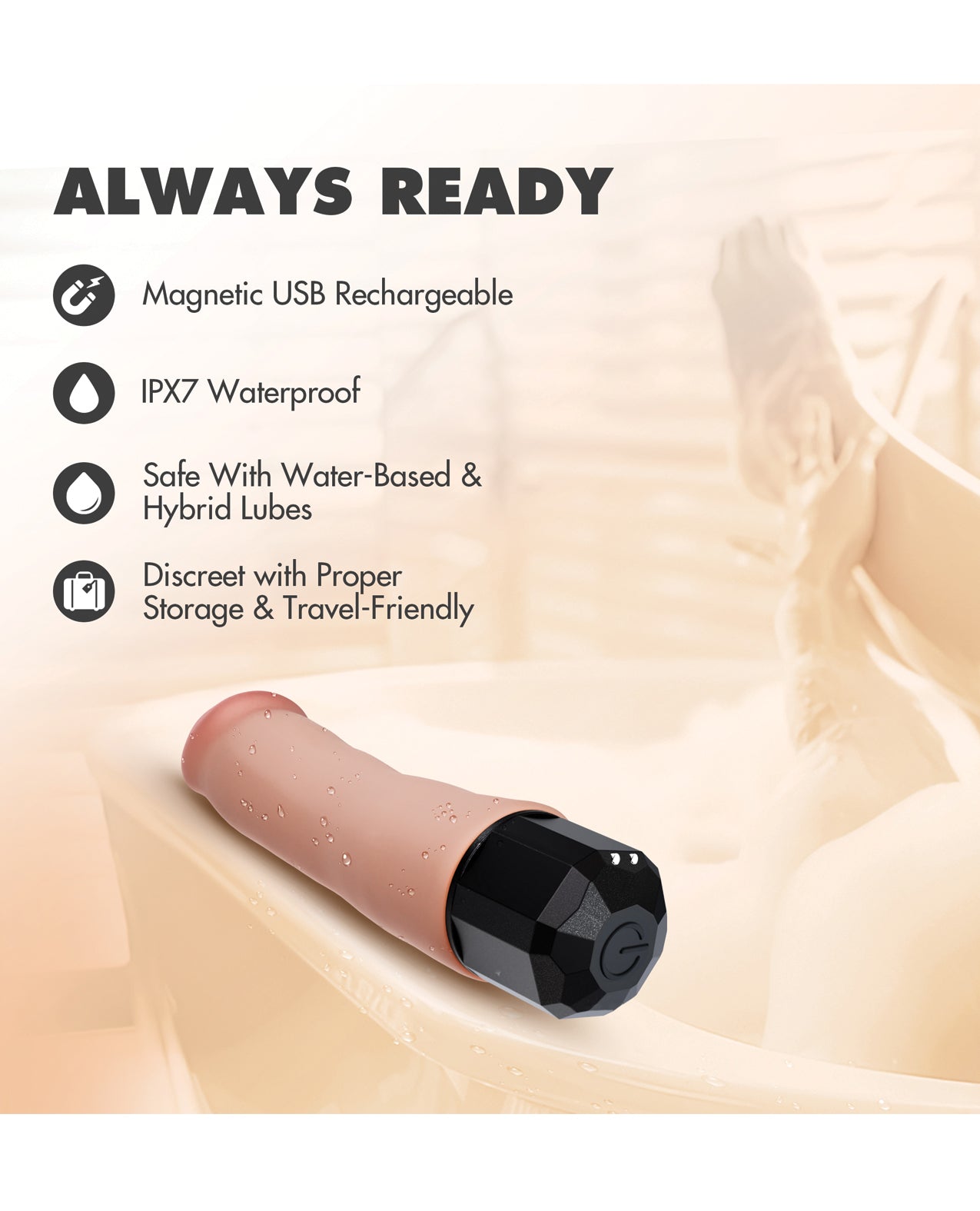Blush Dr. Skin Dr. Avery 7.5" Dildo