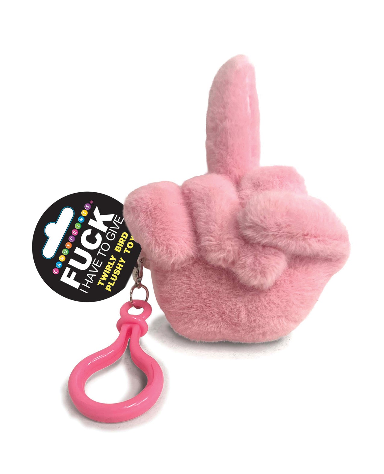 Fucks To Give Twirly Bird Plush - Pink