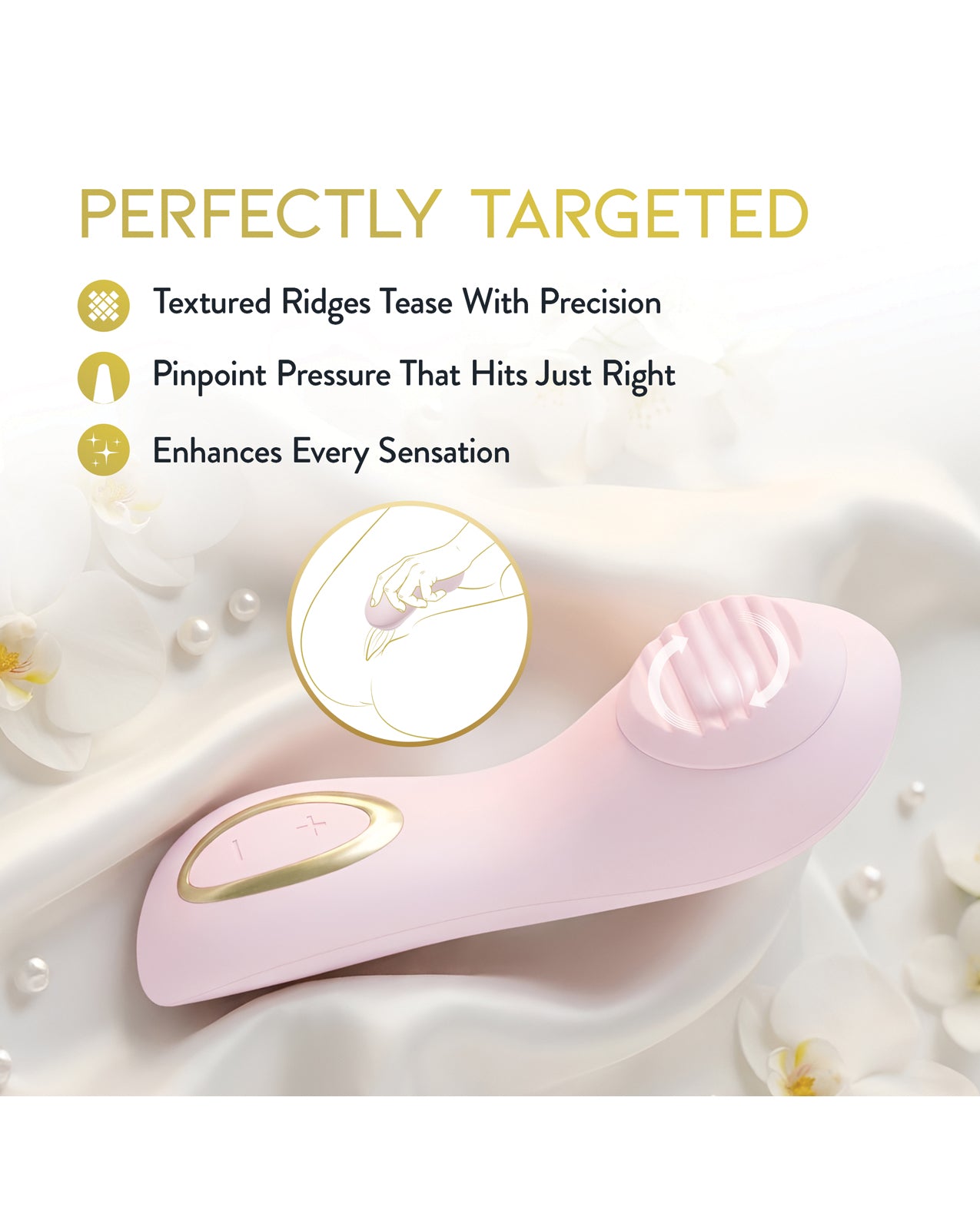 Blush Dahlia Rotating Stimulating Personal Massager - Pink