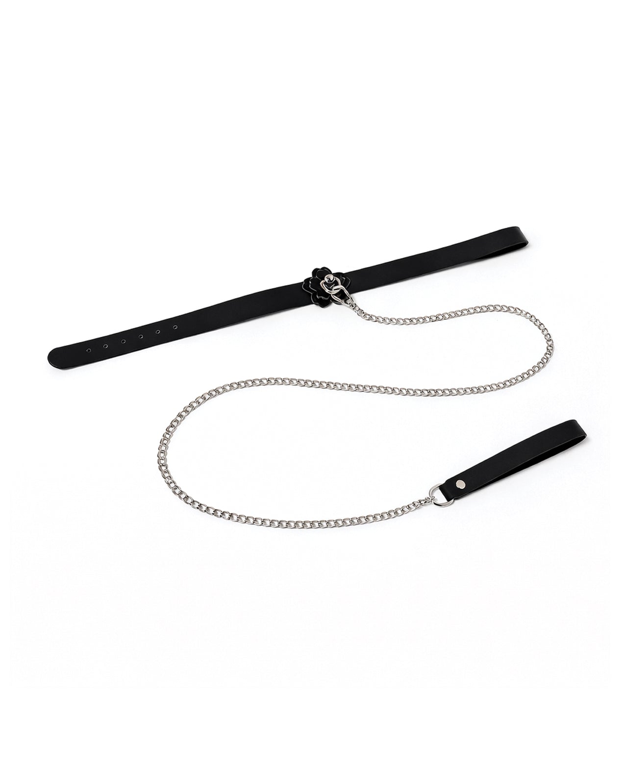 Heat Tease Flower Collar - Black/Pink