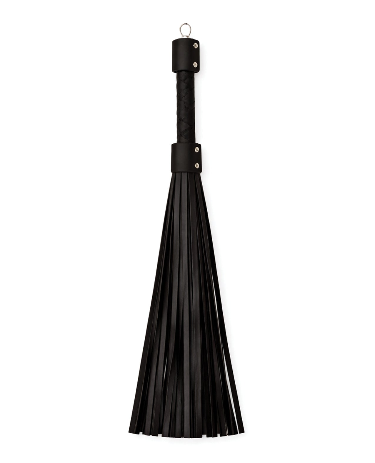 Heat Tease Flogger - Black/Pink