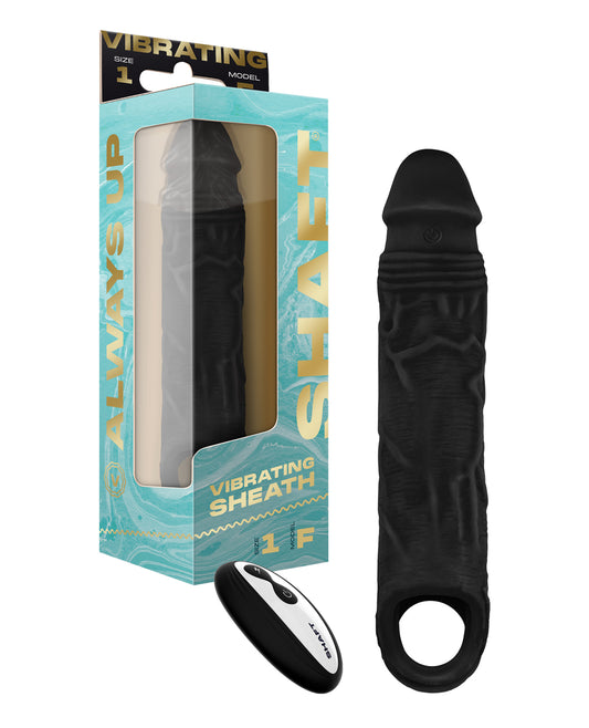Shaft Vibrating Sheath Size 1 - Black