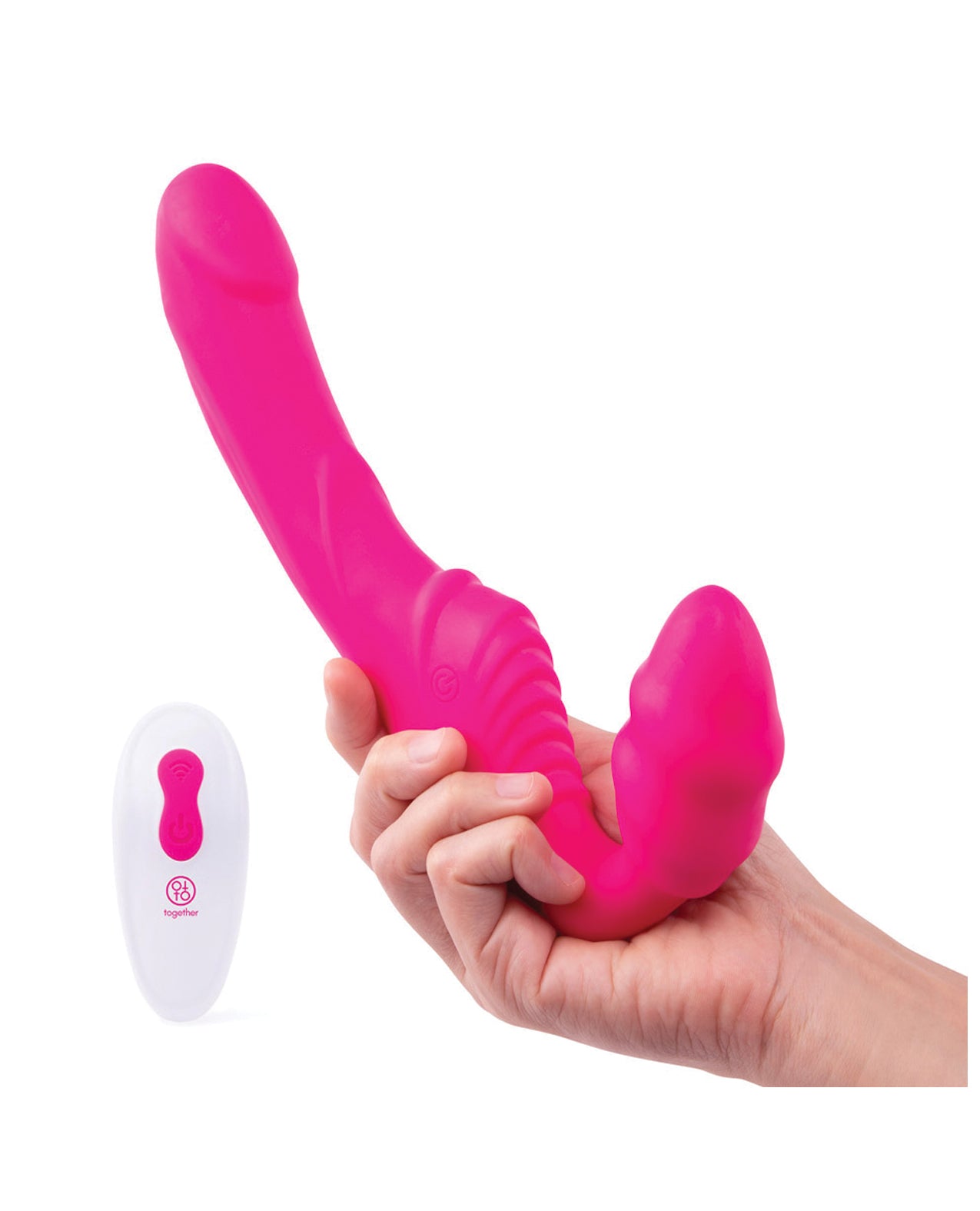 Strapless Together Remote Controlled Vibrator